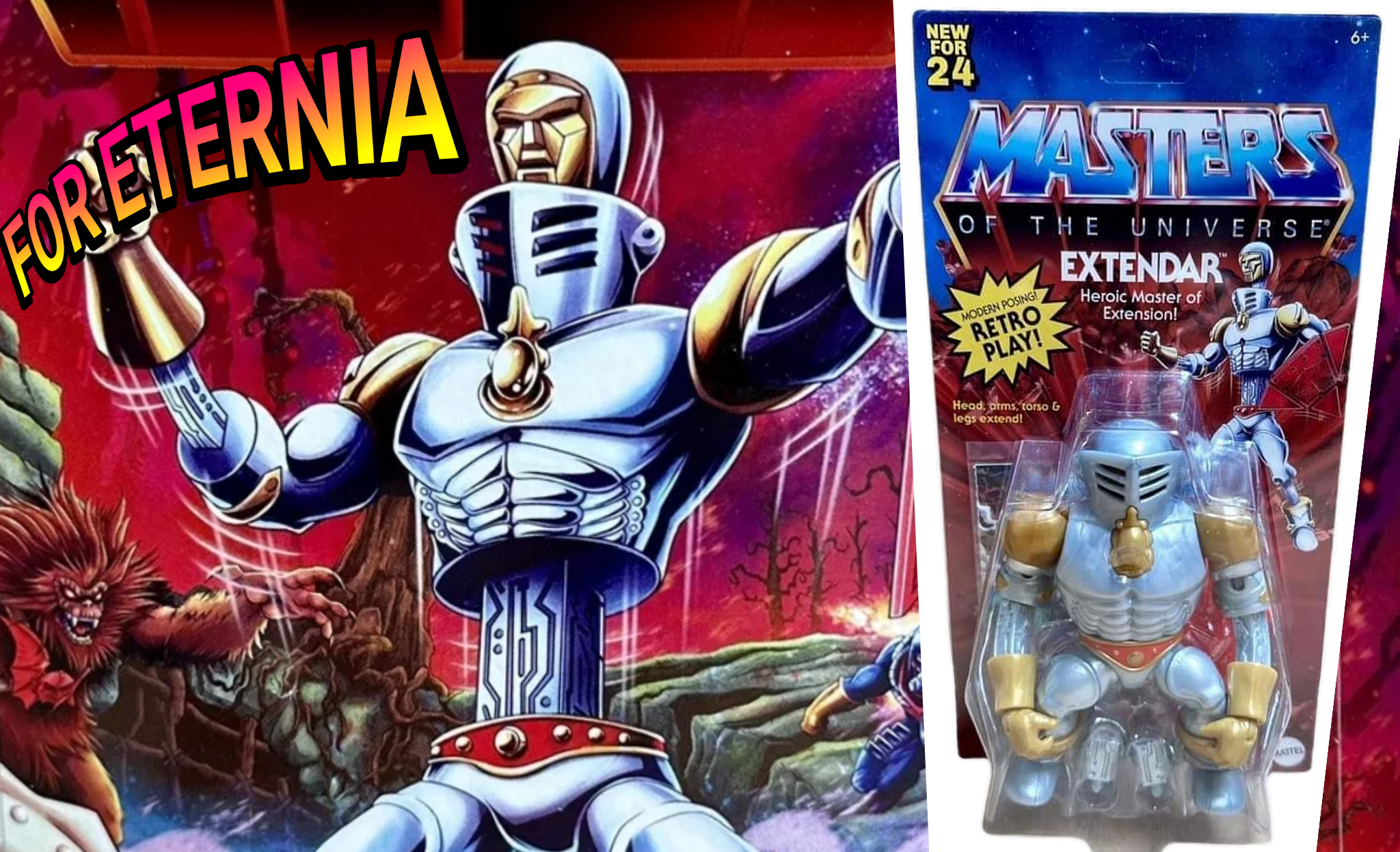 Masters of the Universe: Origins EXTENDAR Mattel Creations Exclusive figure goes on sale May 22nd
