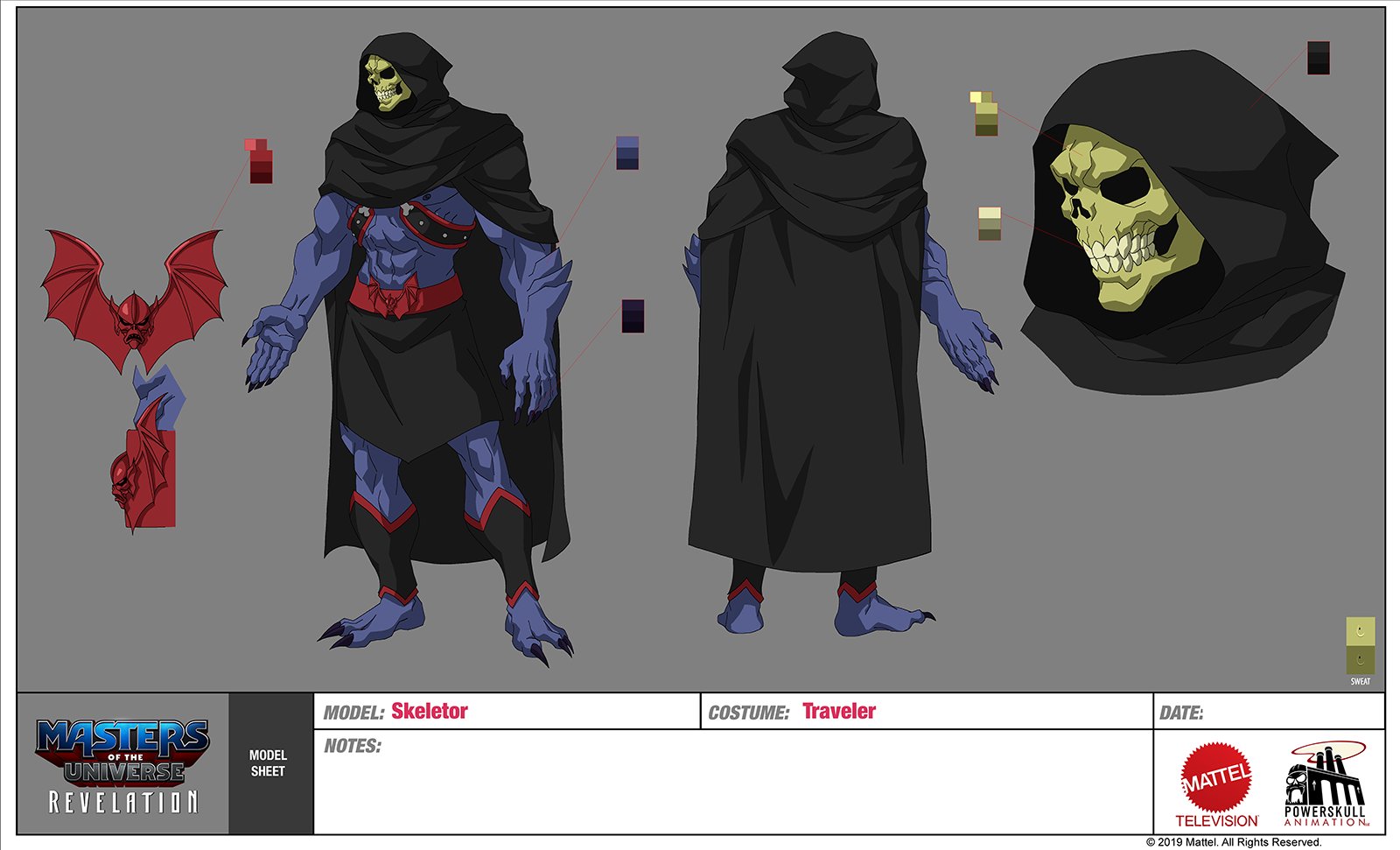 The Villains! Powerhouse Animation shares design models for Masters of the Universe: Revelation.