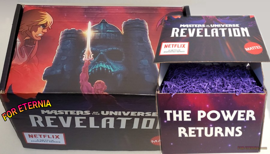 Unboxing a ”Masters of the Universe: Revelation” Promotional Box
