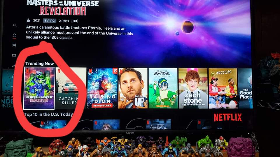 ”Masters of the Universe: Revelation” is trending on Netflix!