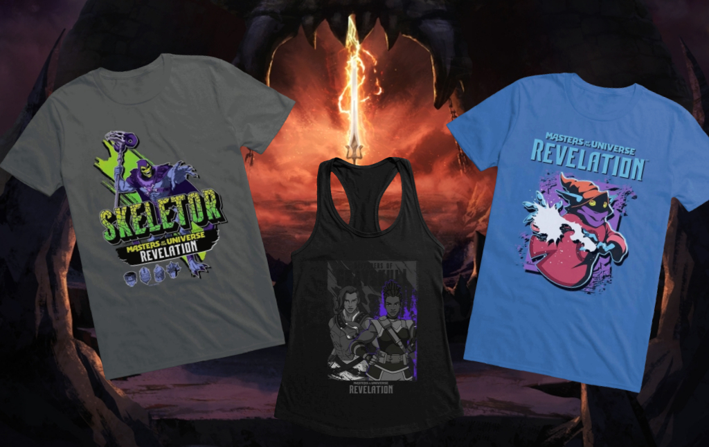 30% Off Flash Sale on Hot Topics ”Masters of the Universe: Revelation” Apparel (No affiliation)
