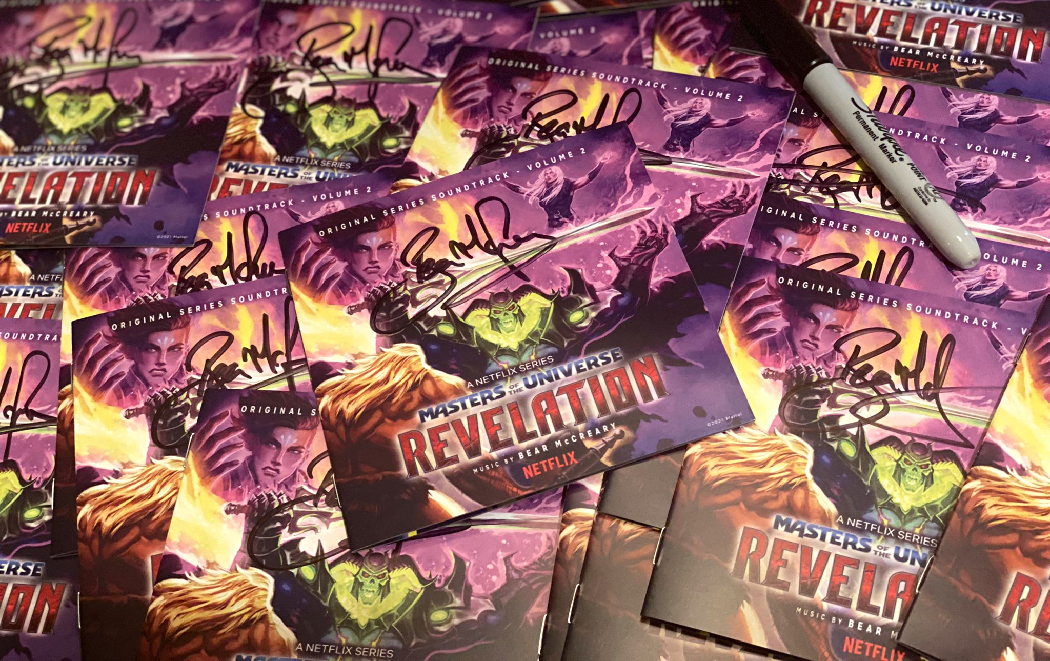 IT’S HERE! Signed Copies of Bear McCreary’s epic ”Masters of the Universe: Revelation” score, Vol.2 are now available!