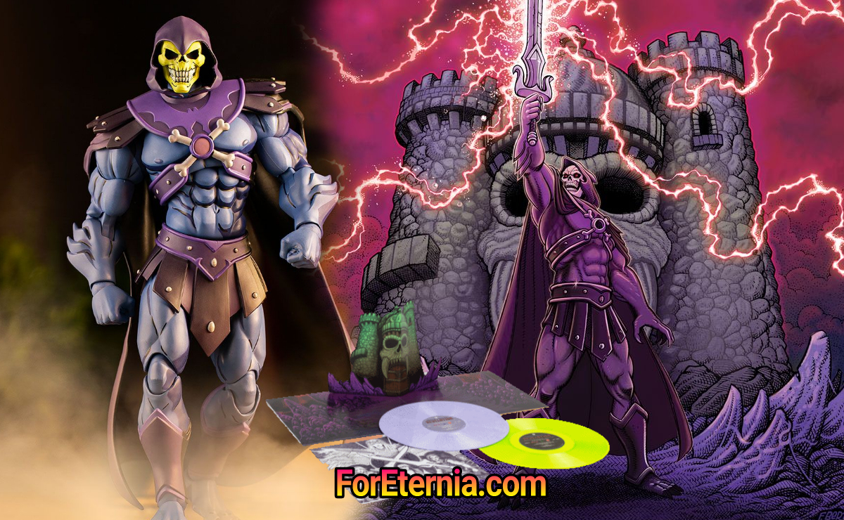 New Skeletor 1/6 scale figure, poster, and vinyl record SDCC 2022 Exclusives announced by Mondo