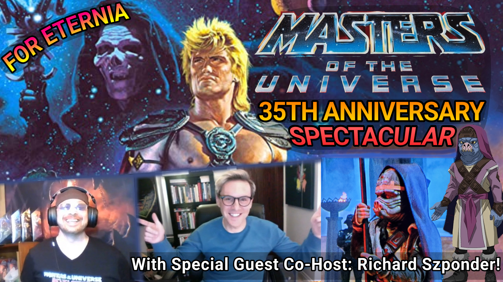 Listen to the ”Masters of the Universe” 35th Anniversary Celebration Podcast w/ Richard Szponder aka ”Pigboy”!