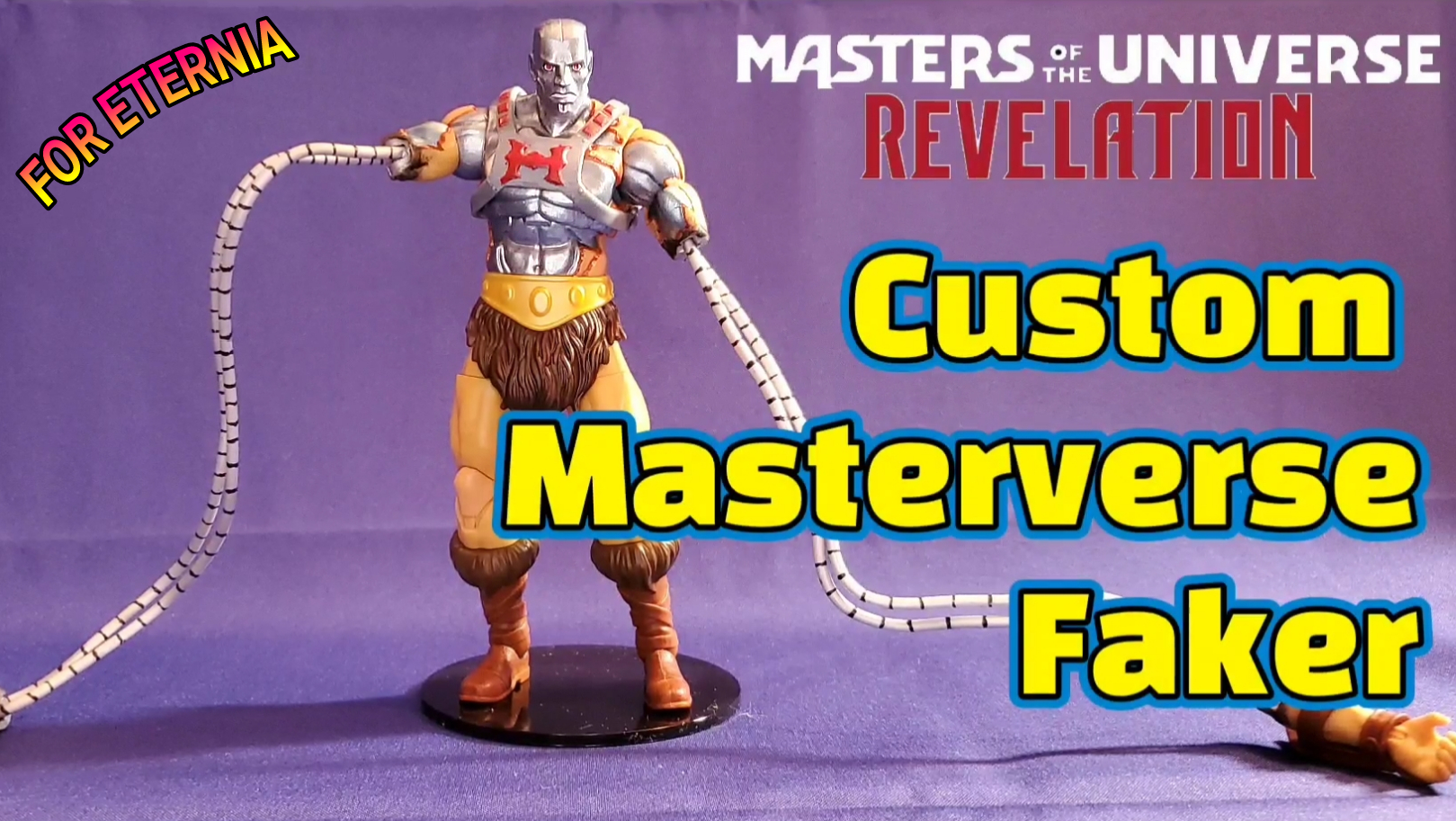 Check out a Masterverse Revelation Custom Faker Figure – Skeletor’s Evil Robotic He-Man Imposter!