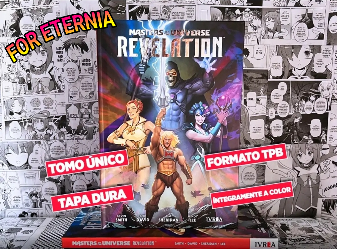 Hardcover Foil Edition of ”Masters of the Universe: Revelation” Prequel Comic trade released in Argentina!