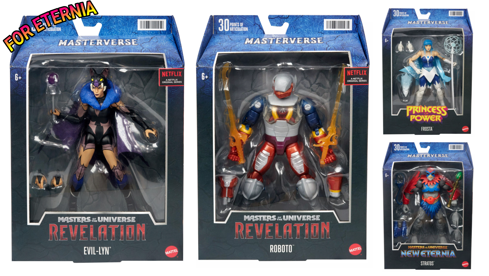*UPDATED Oct 4th* Masterverse Revelation Sorceress Evil-Lyn & Roboto, plus Frosta and Stratos get Release Dates!