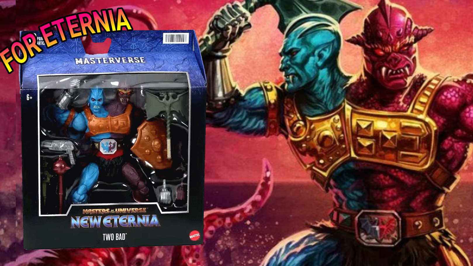 Artwork and Packaging revealed for Two Bad, the Masterverse New Eternia Wave 7 Deluxe Figure