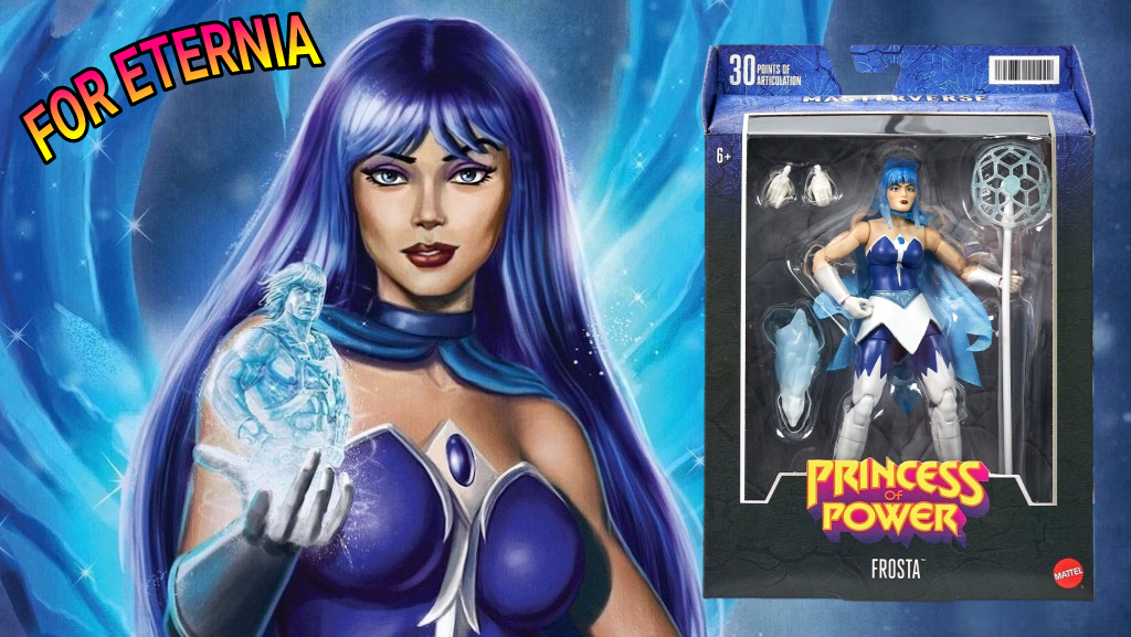 Masterverse Princess of Power Frosta packaging artwork and bio revealed