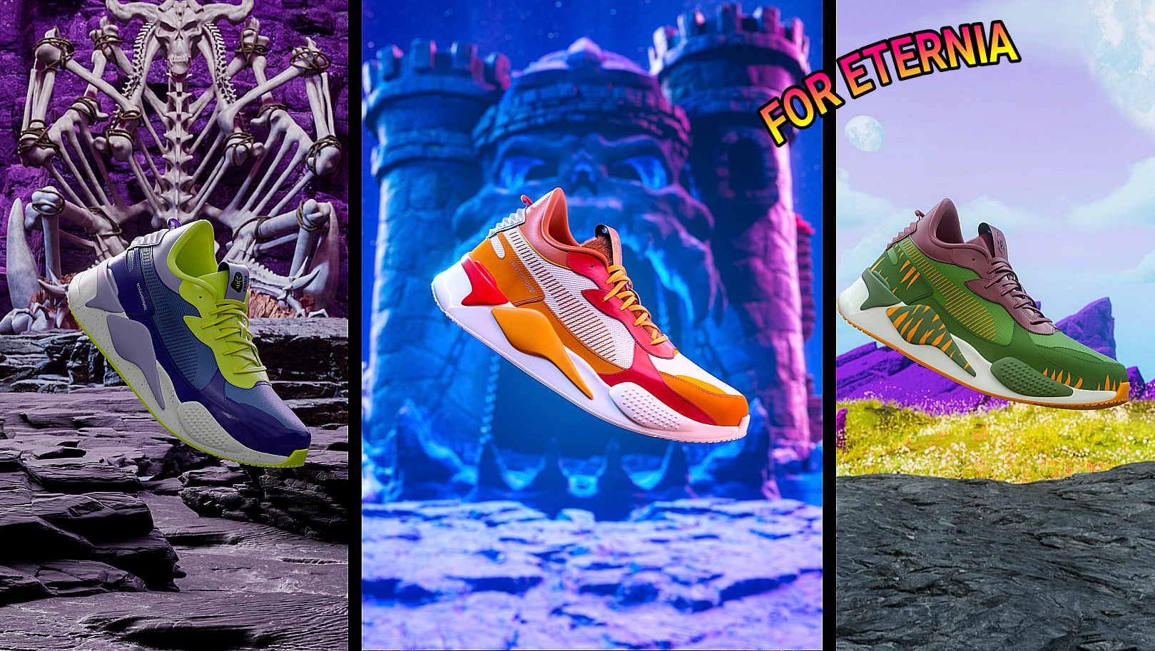 *UPDATE: NOW AVAILABLE IN THE U.S.* New PUMA ”Masters of the Universe: Revelation” Sneakers are here