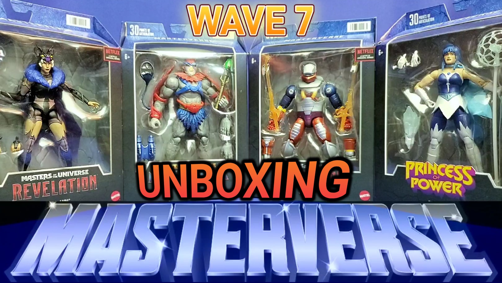 UPDATED: Watch our UNBOXING & REVIEW of the Masterverse Wave 7: Sorceress Evil-Lyn, Stratos, Roboto and Frosta