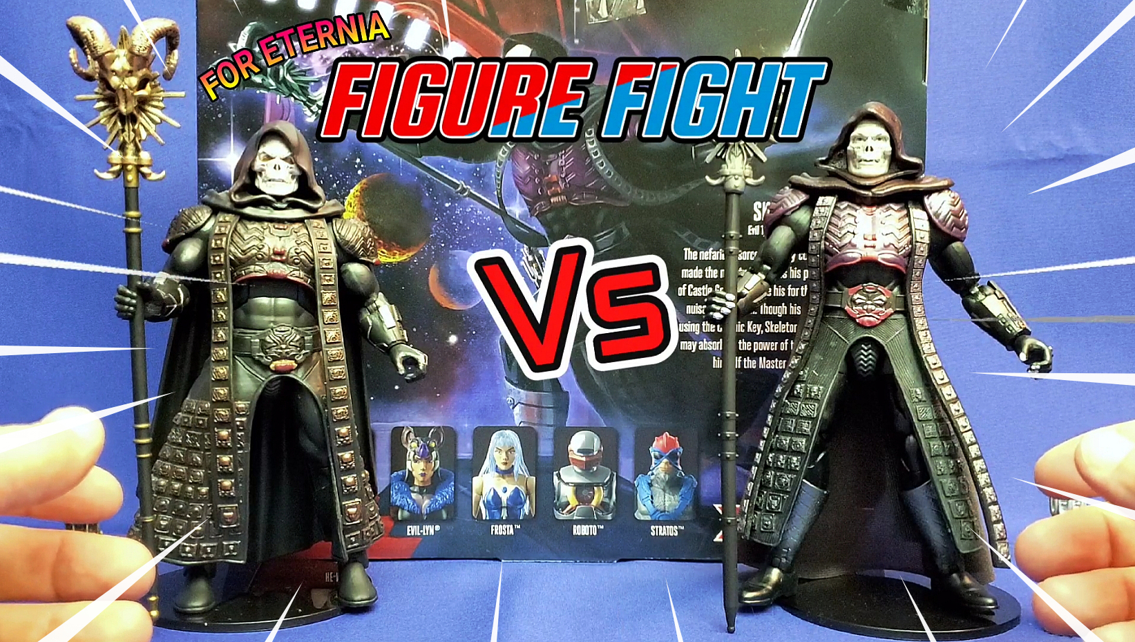 FIGURE FIGHT! Comparing the Masterverse Movie inspired Skeletor figure against the Super7 Dark Despot Skeletor figure