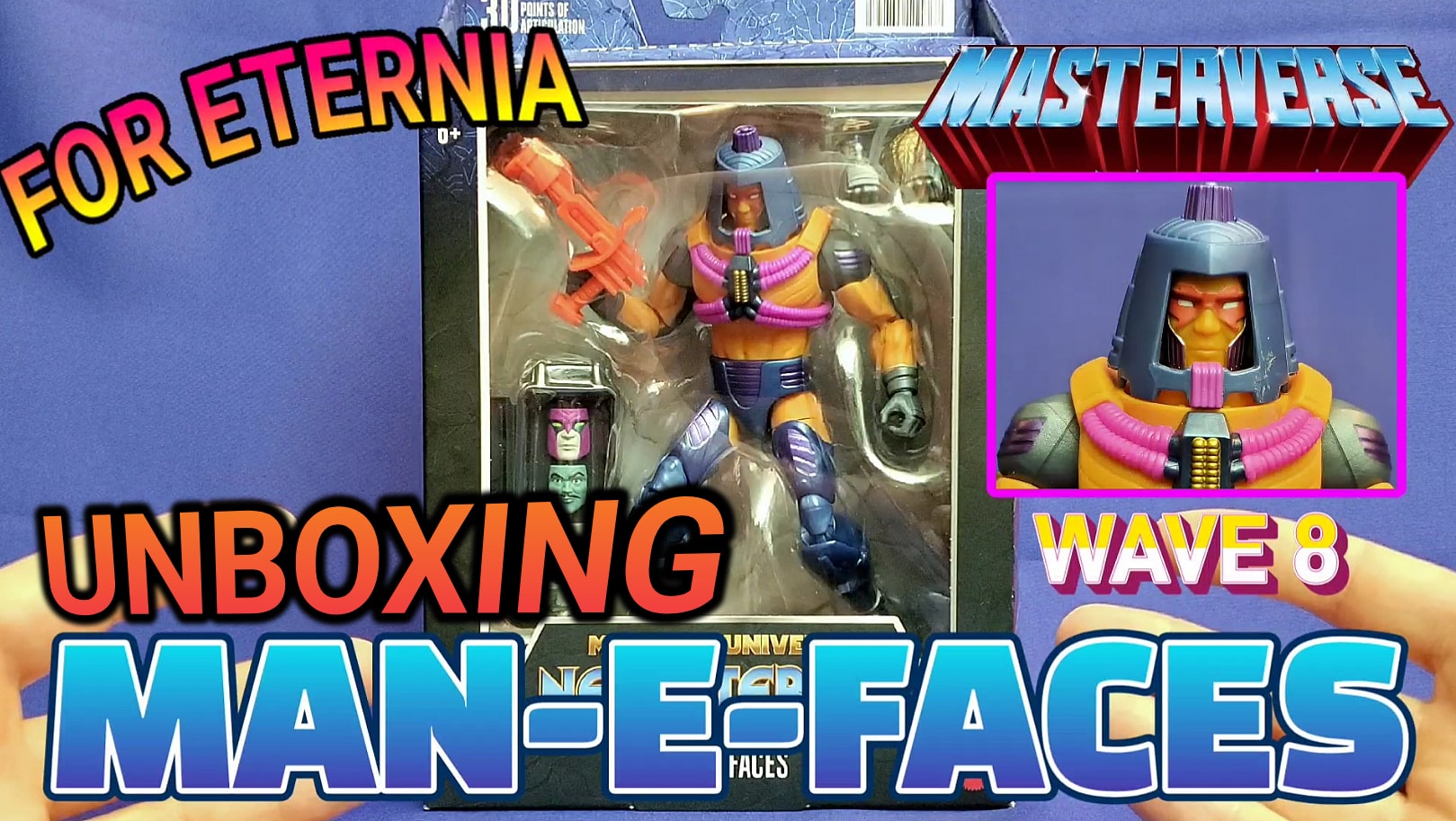 Watch our UNBOXING & REVIEW of Man-E-Faces, the Wave 8 New Eternia Masterverse figure