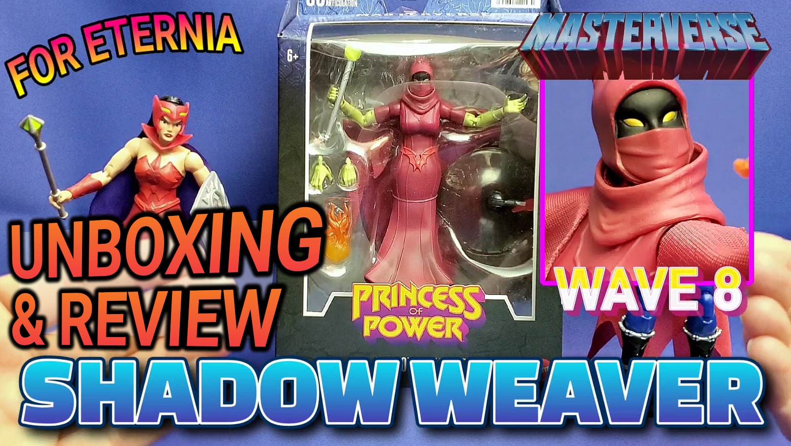 Watch our UNBOXING & REVIEW of the Shadow Weaver, the Wave 8 Princess of Power Masterverse figure