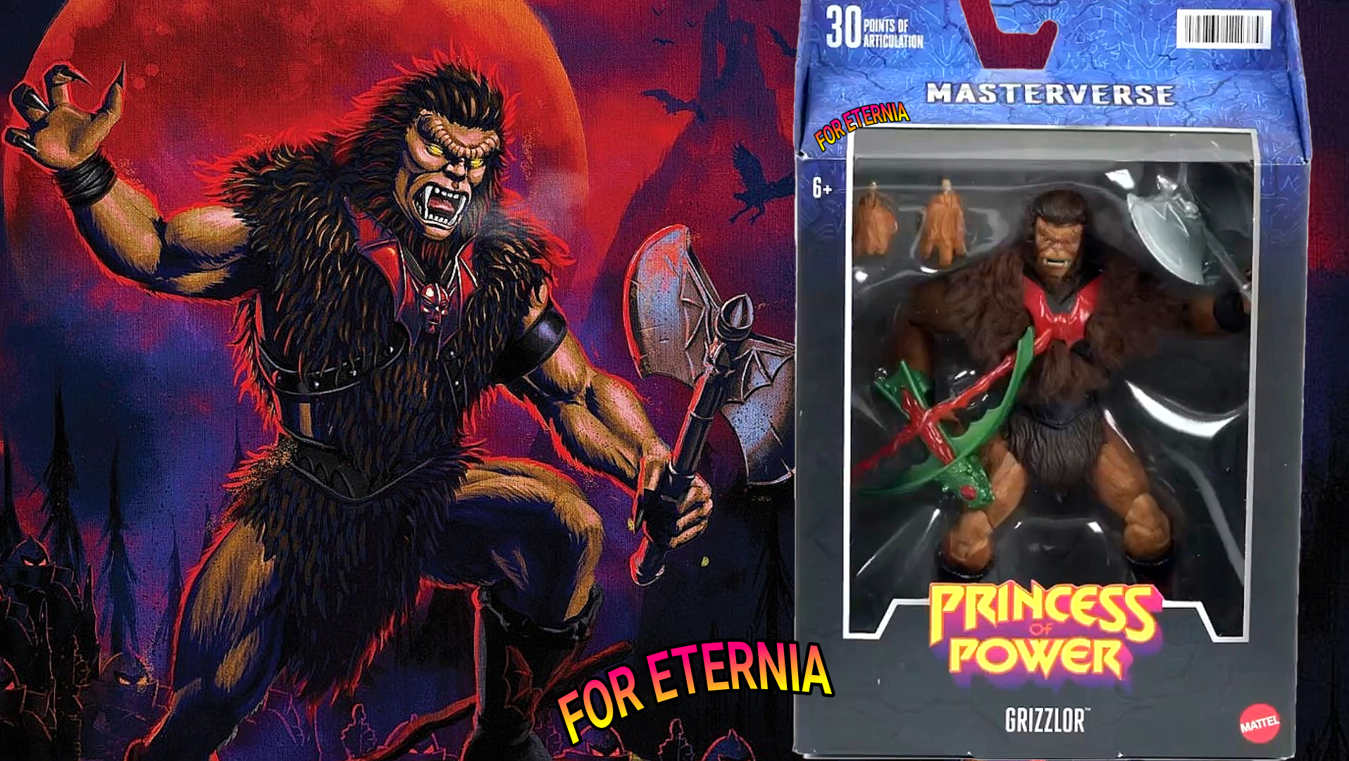 Masterverse Princess of Power Grizzlor Wave 9 packaging artwork and bio revealed