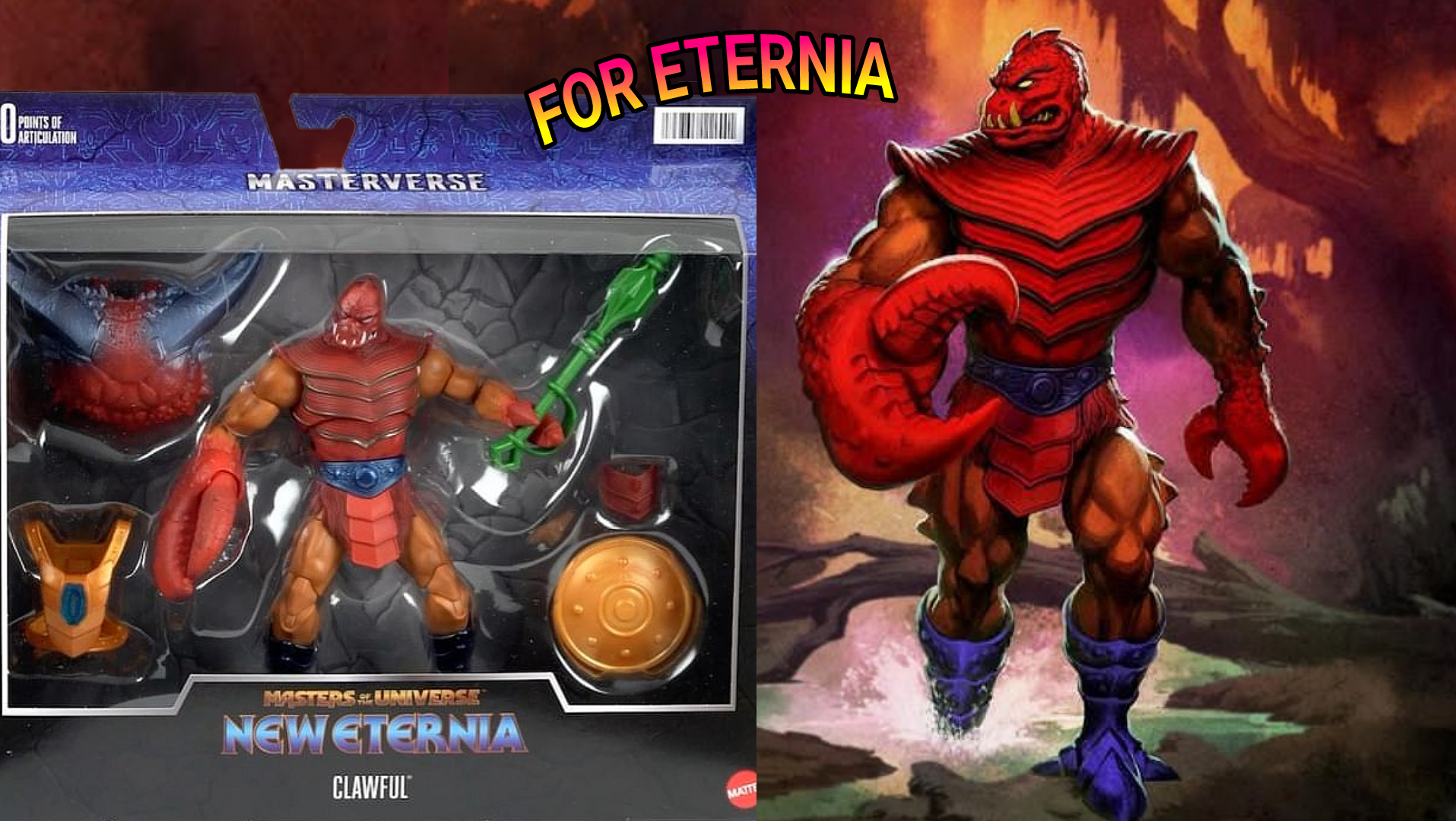 MASTERVERSE New Eternia Clawful Packaging & Artwork reveal confirms it’s a Wave 9 Deluxe