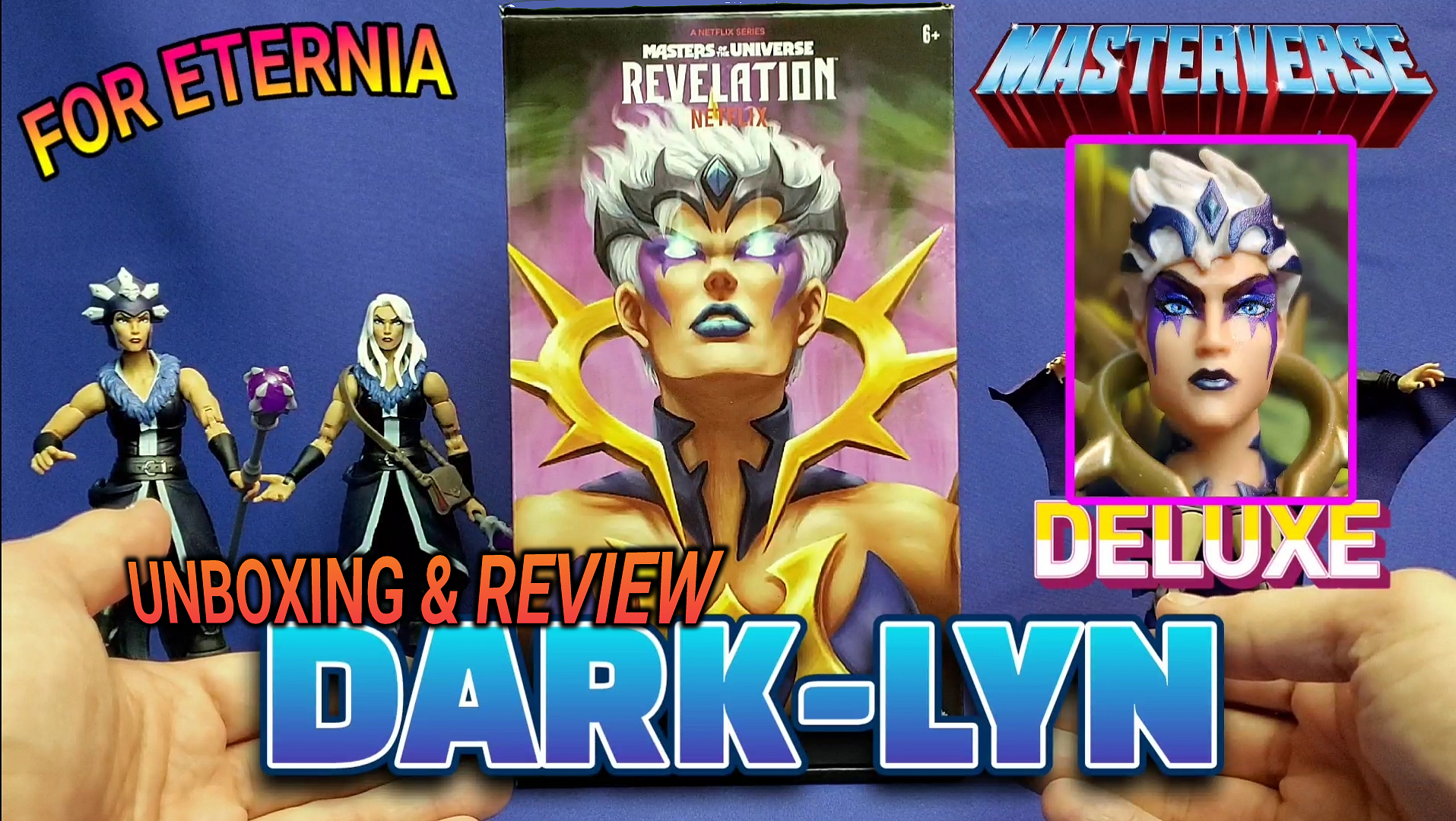 Watch our UNBOXING & REVIEW of Dark-Lyn, the Revelation Deluxe Masterverse Figure