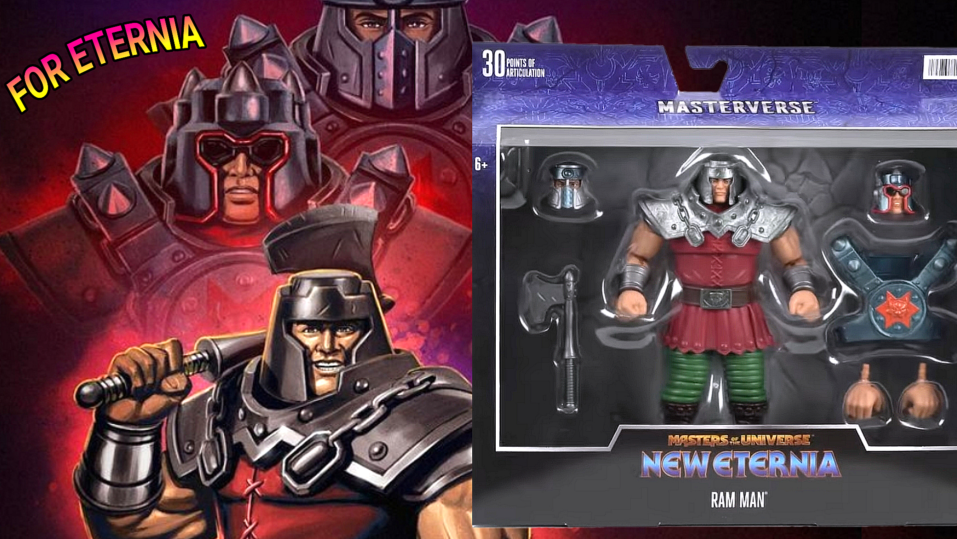 MASTERVERSE New Eternia Ram Man Packaging & Artwork confirms it’s a Wave 9 Deluxe