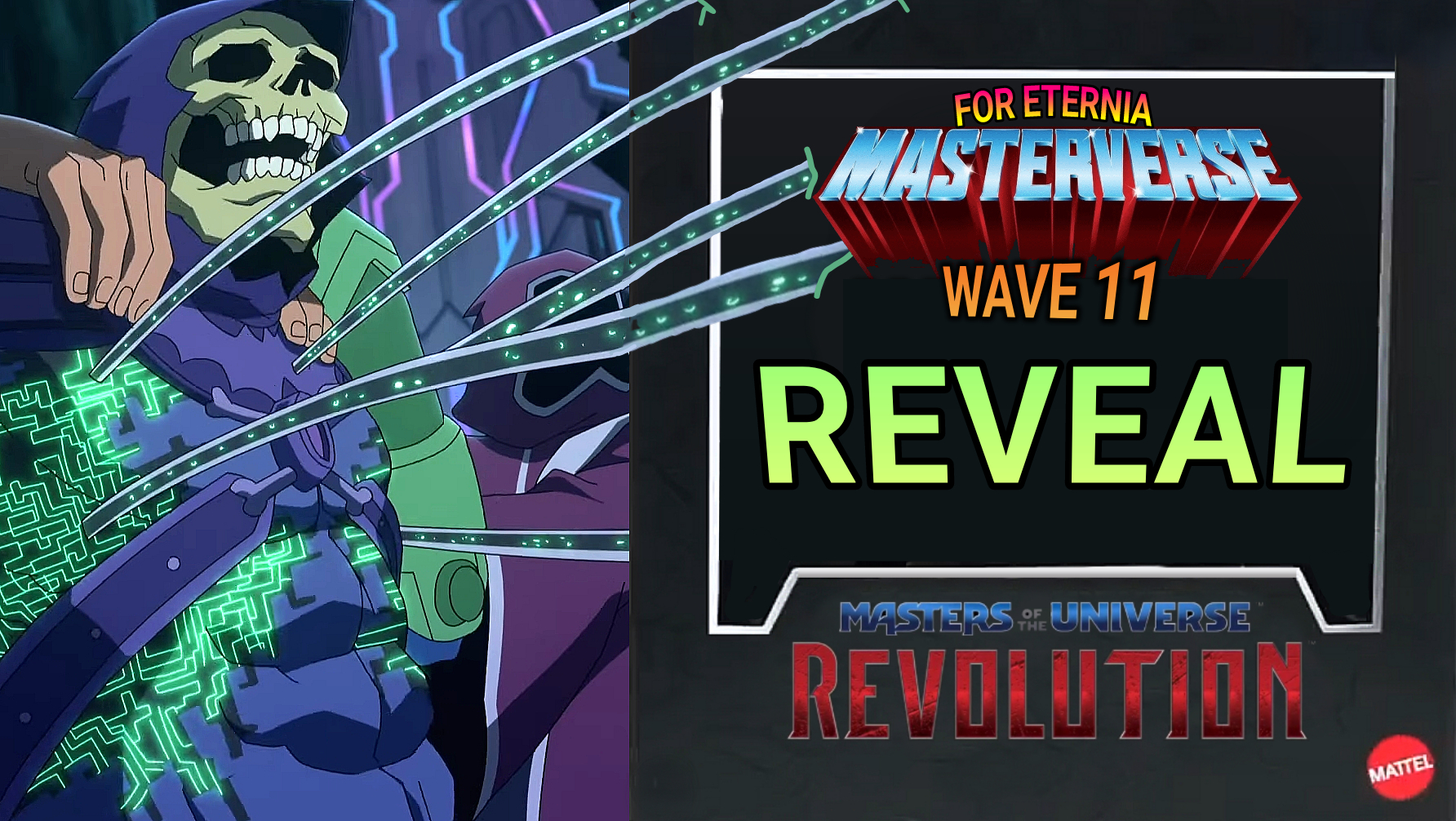 Masterverse WAVE 11 Figures Revealed including Skeletek from ”Masters of the Universe: Revolution”?