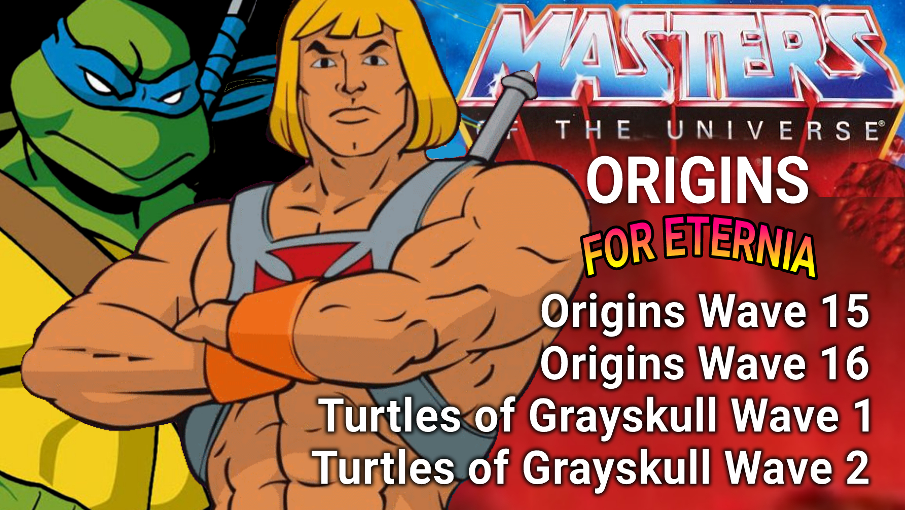Filmation & Turtles & Mutations, Oh My! Four new Origins related Waves are Revealed?