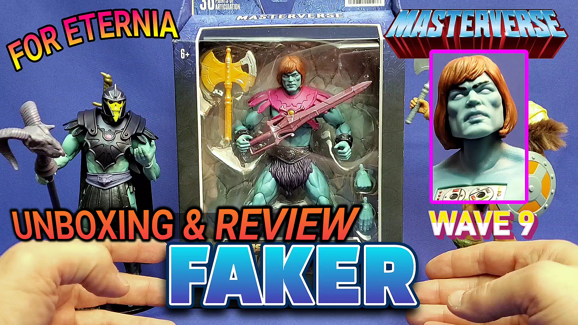 Watch our UNBOXING & REVIEW of the MASTERVERSE Faker Wave 9 New Eternia Figure