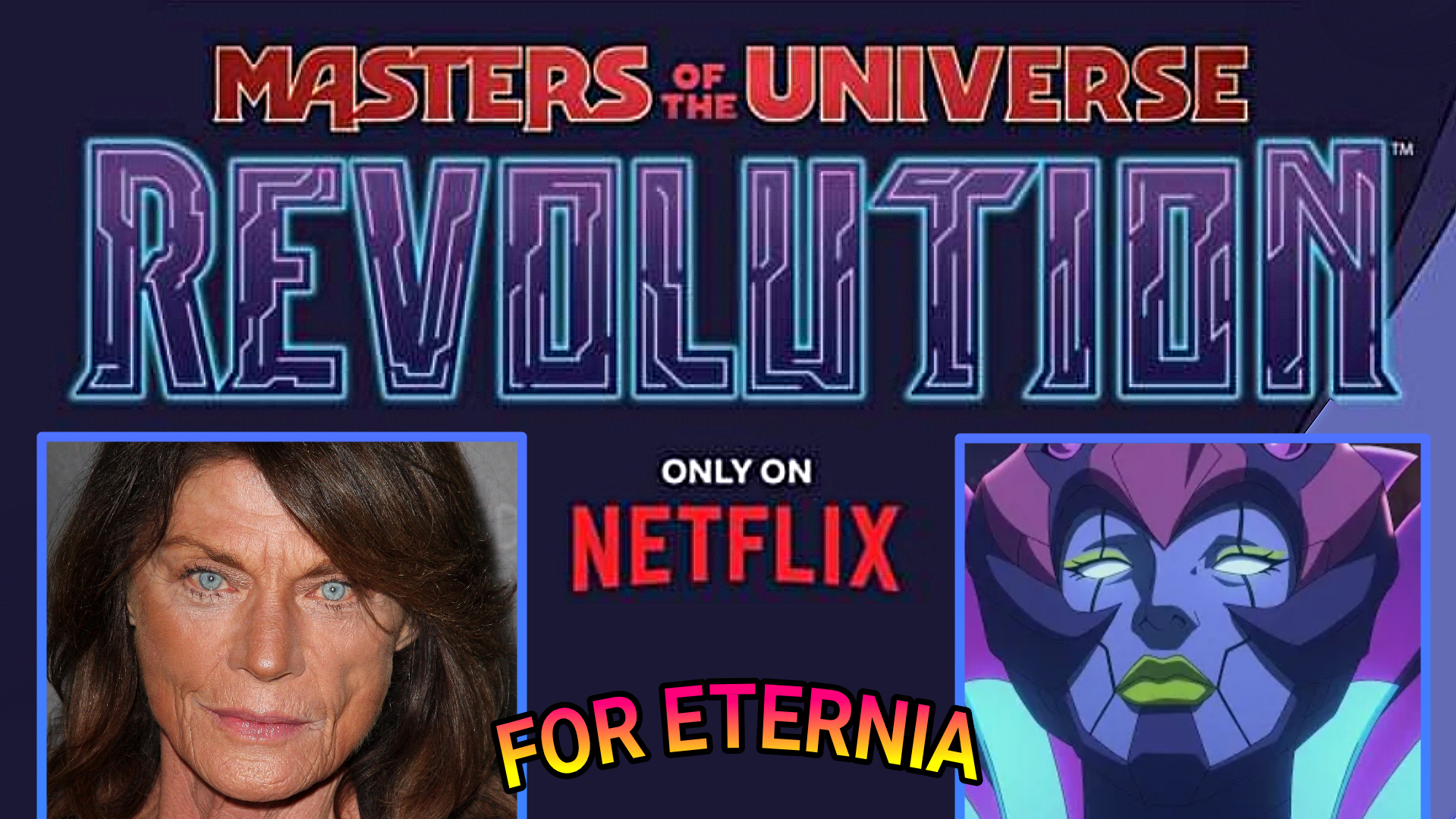 New ”Masters of the Universe: Revolution” logo and Meg Foster’s casting as Motherboard is Revealed!