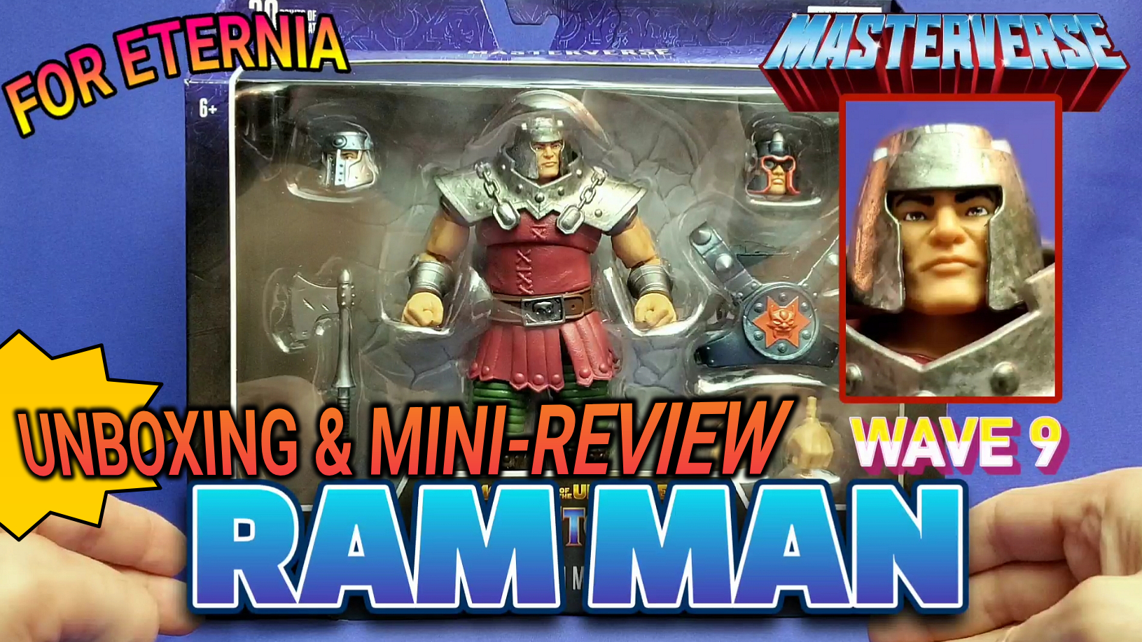 Watch our UNBOXING & REVIEW of the MASTERVERSE Ram Man Wave 9 New Eternia Figure