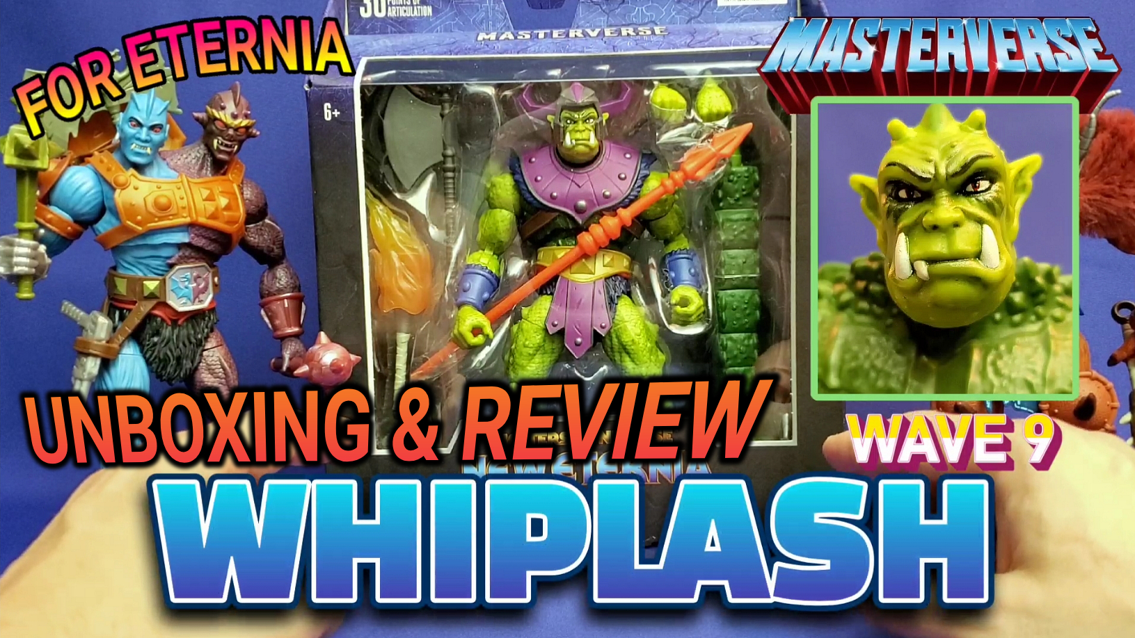 Watch our UNBOXING & REVIEW of the MASTERVERSE Whiplash Wave 9 New Eternia Figure