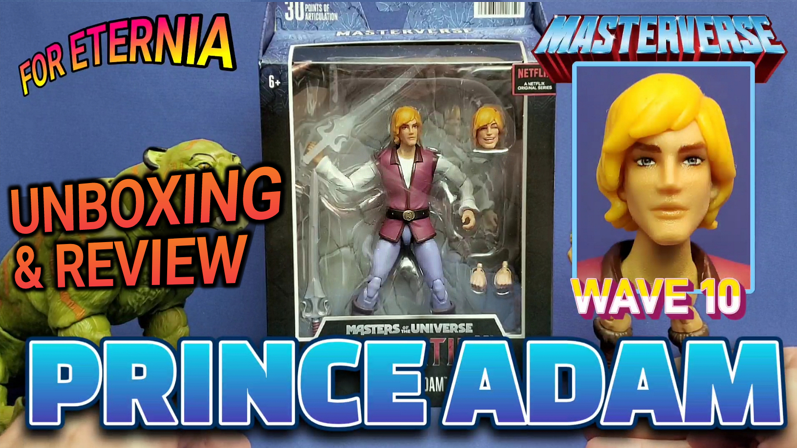 UNBOXING & REVIEW Masterverse PRINCE ADAM Wave 10 Masters of the Universe: Revelation Action Figure
