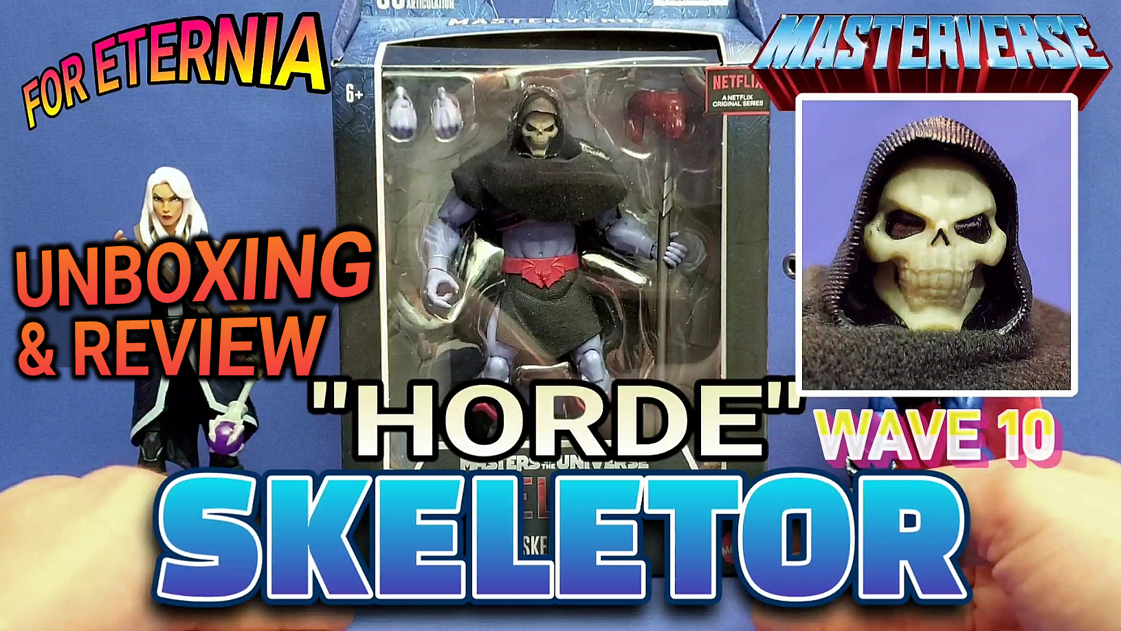 UNBOXING & REVIEW Masterverse “HORDE” SKELETOR Wave 10 Masters of the Universe: Revelation Action Figure