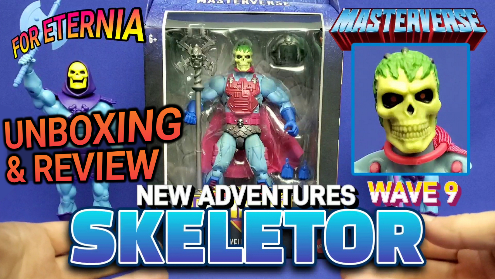 UNBOXING & REVIEW Masterverse SKELETOR Wave 9 Masters of the Universe New Adventures Action Figure