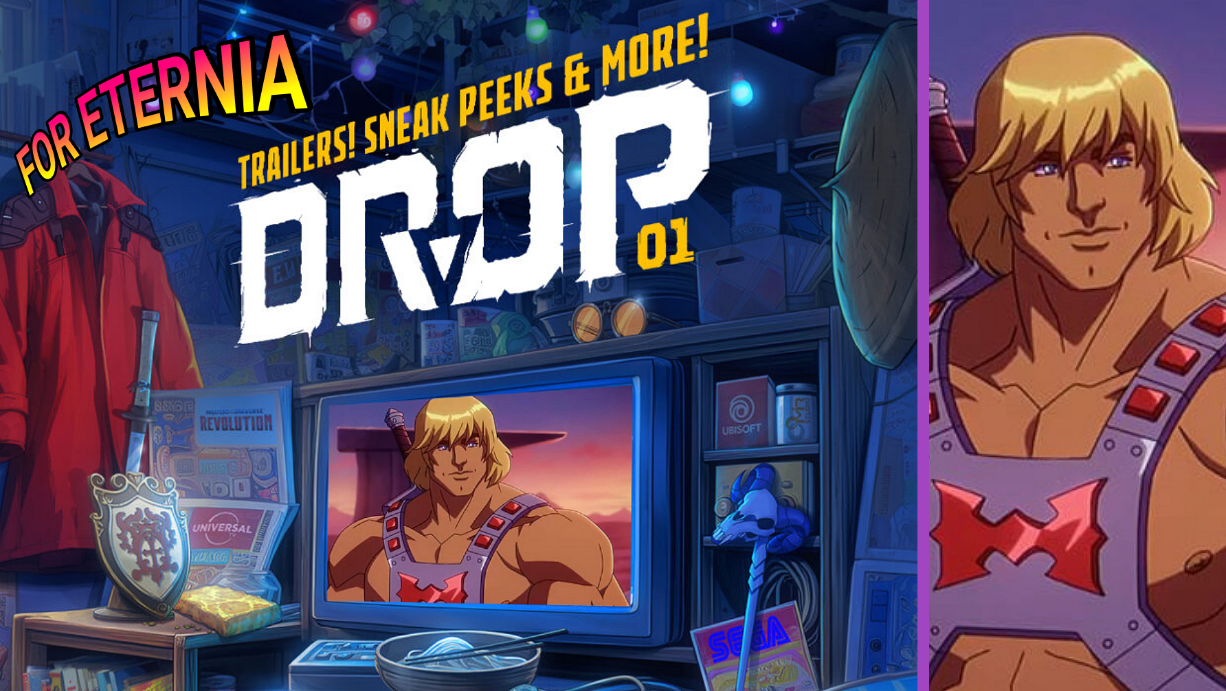 ”Masters of the Universe: Revolution” will be featured at DROP 01 Event