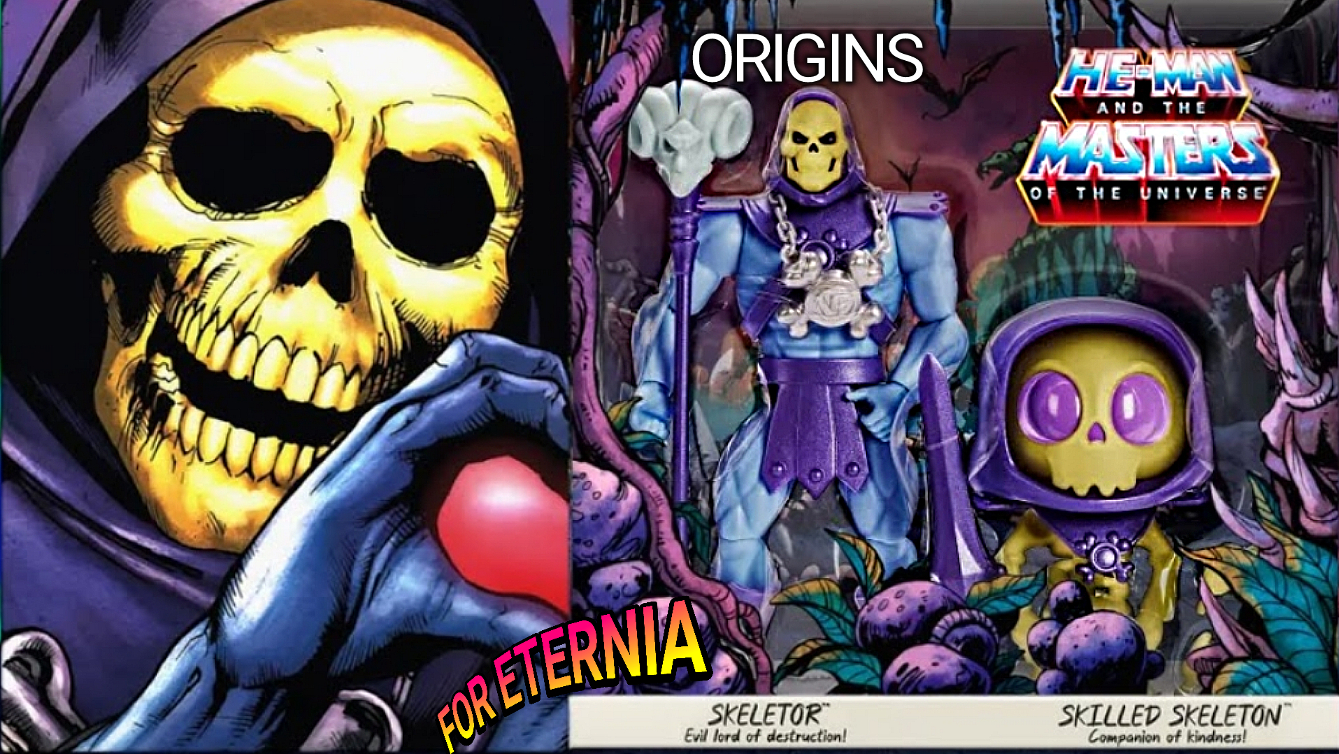 Origins Filmation Skeletor and Skilled Skeleton Figure 2-Pack will be available for Pre-order October 6th
