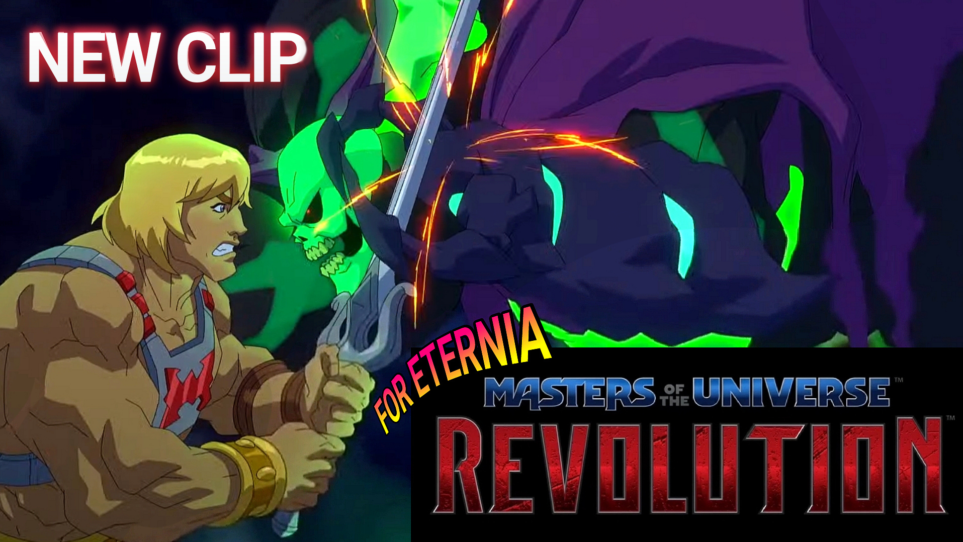 New He-Man Vs Scare Glow ”Masters of the Universe: Revolution” Video Clip Released!