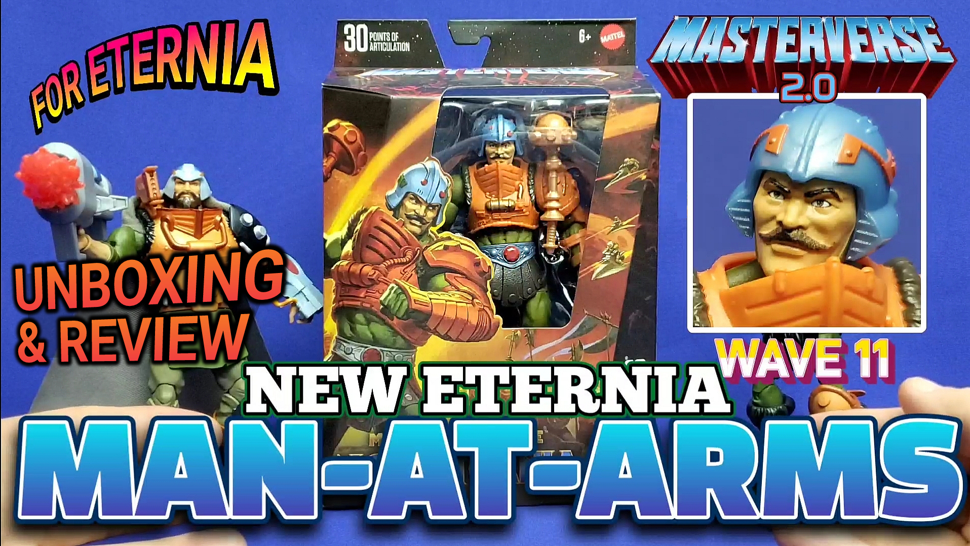 UNBOXING & REVIEW Masterverse MAN-AT-ARMS New Eternia Masters of the Universe Figure