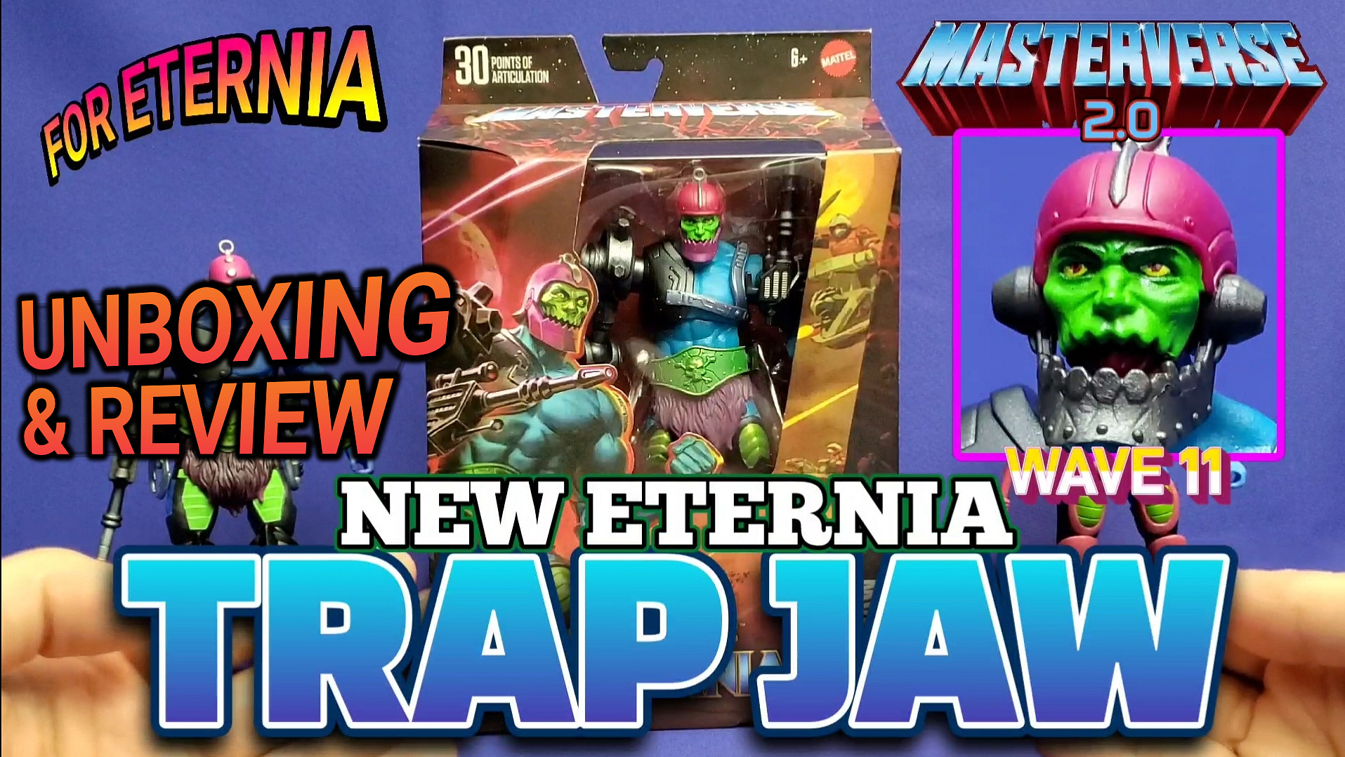 UNBOXING & REVIEW Masterverse TRAP JAW New Eternia Masters of the Universe Figure