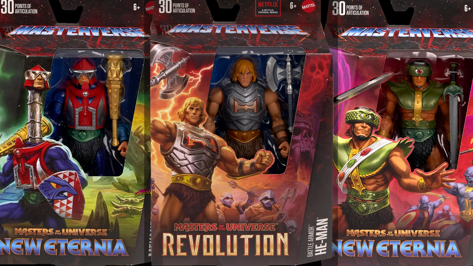 Masterverse Wave 12 Packaging Revealed (partially) for three upcoming figures