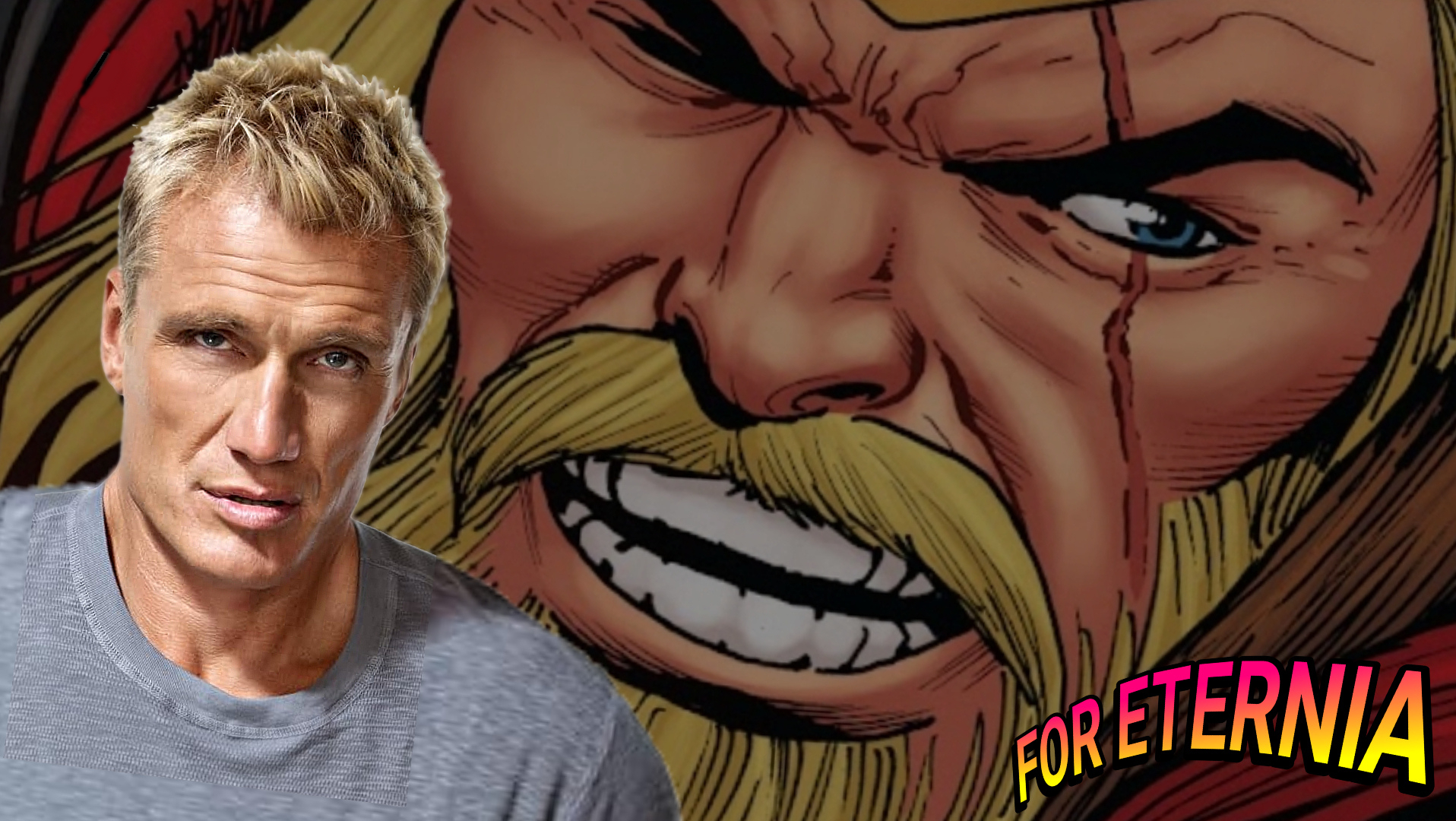 Actor Dolph Lundgren is asked would he consider returning as an older He-Man