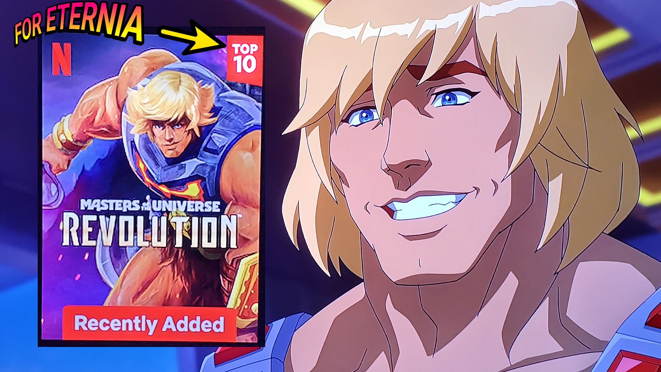 YES! “Masters of the Universe: Revolution” makes Netflix Top 10 TV Show list in the U.S. first day of release!