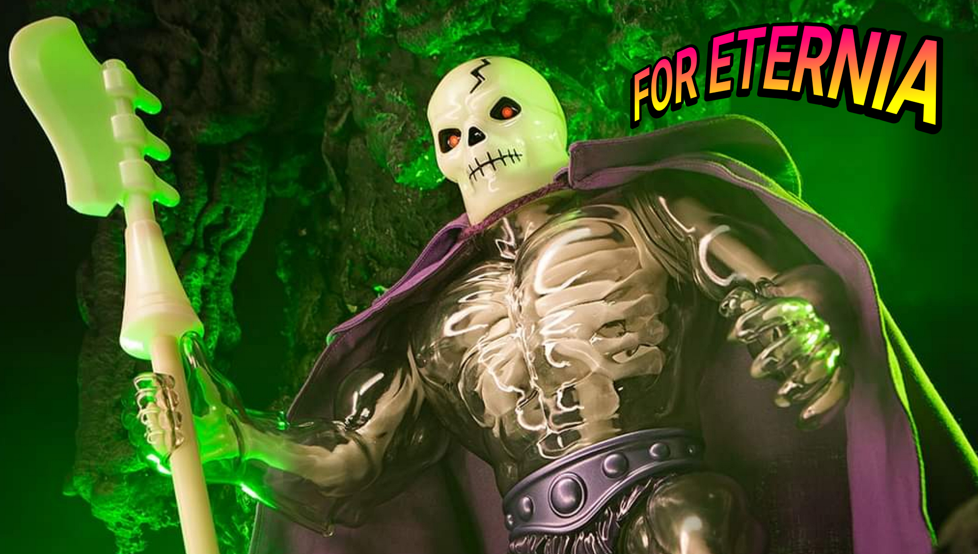 Pre-Orders open TODAY for Mondo’s Masters of the Universe SCAREGLOW Soft Vinyl 15 Inch Figure