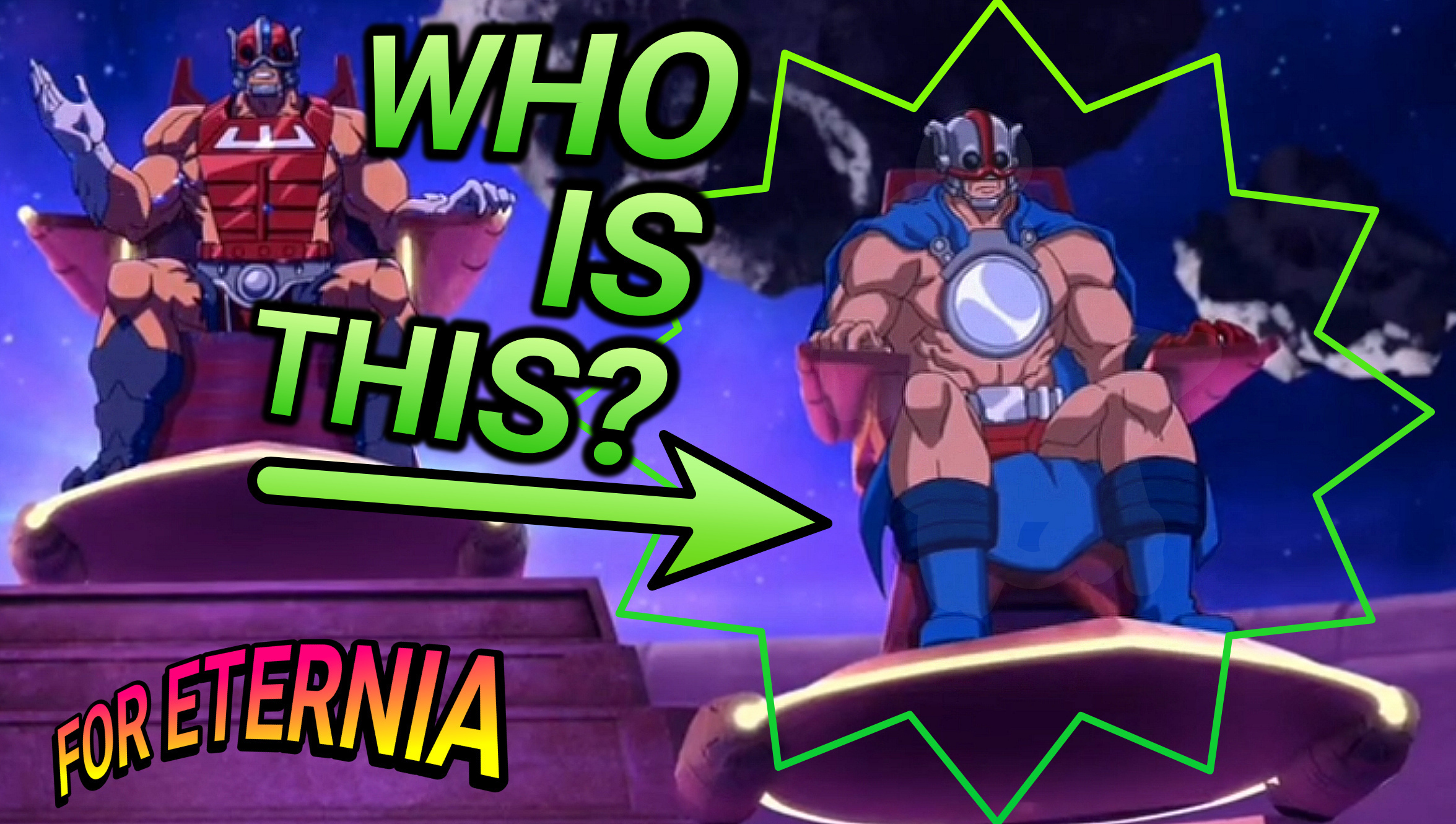 Who is sitting on Zodac’s left in ”Masters of the Universe: Revolution”?