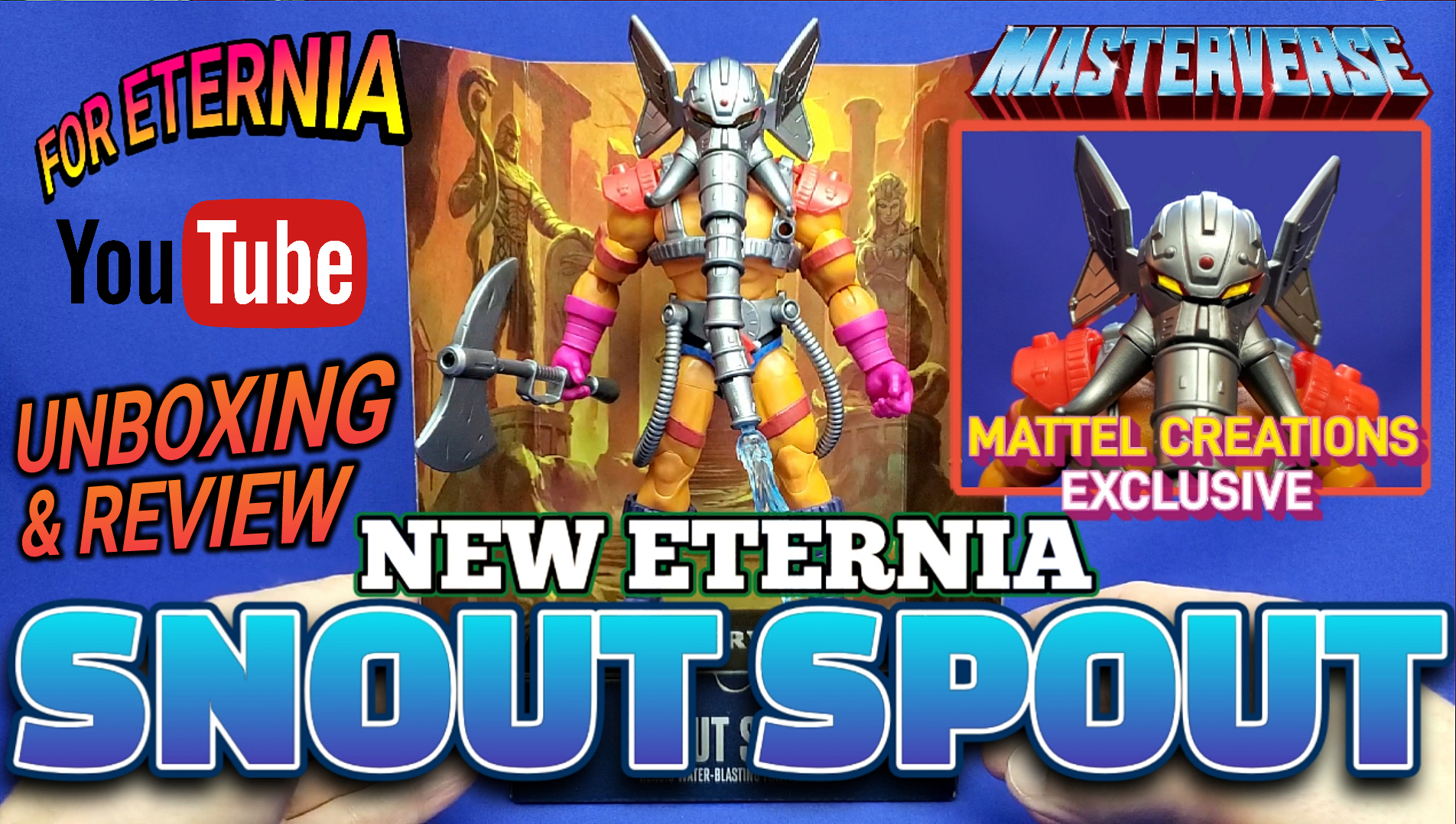 UNBOXING & REVIEW Masterverse SNOUT SPOUT Masters of the Universe ”New Eternia” Action Figure!