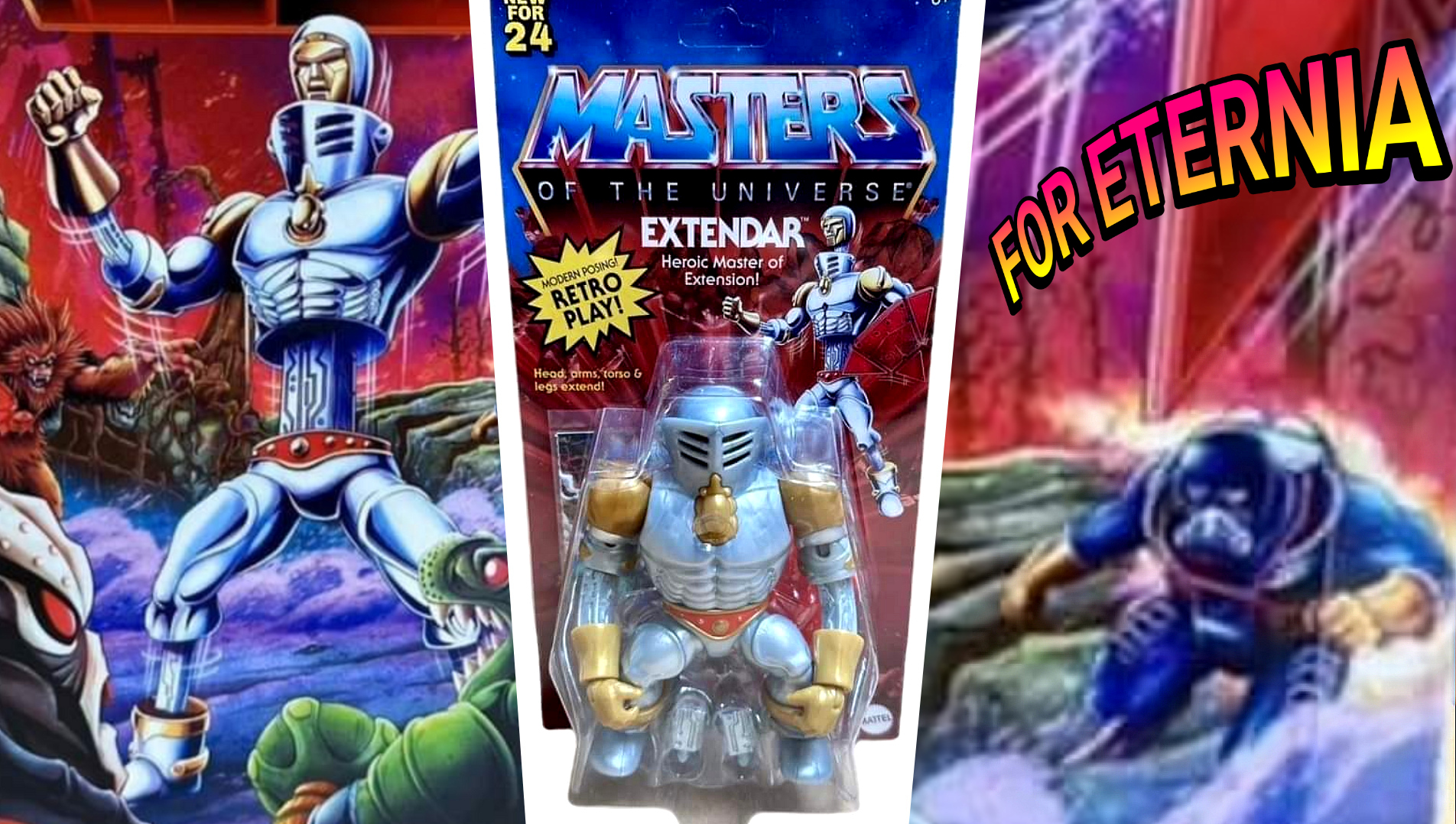 First look at the Masters of the Universe: Origins EXTENDAR figure in Packaging