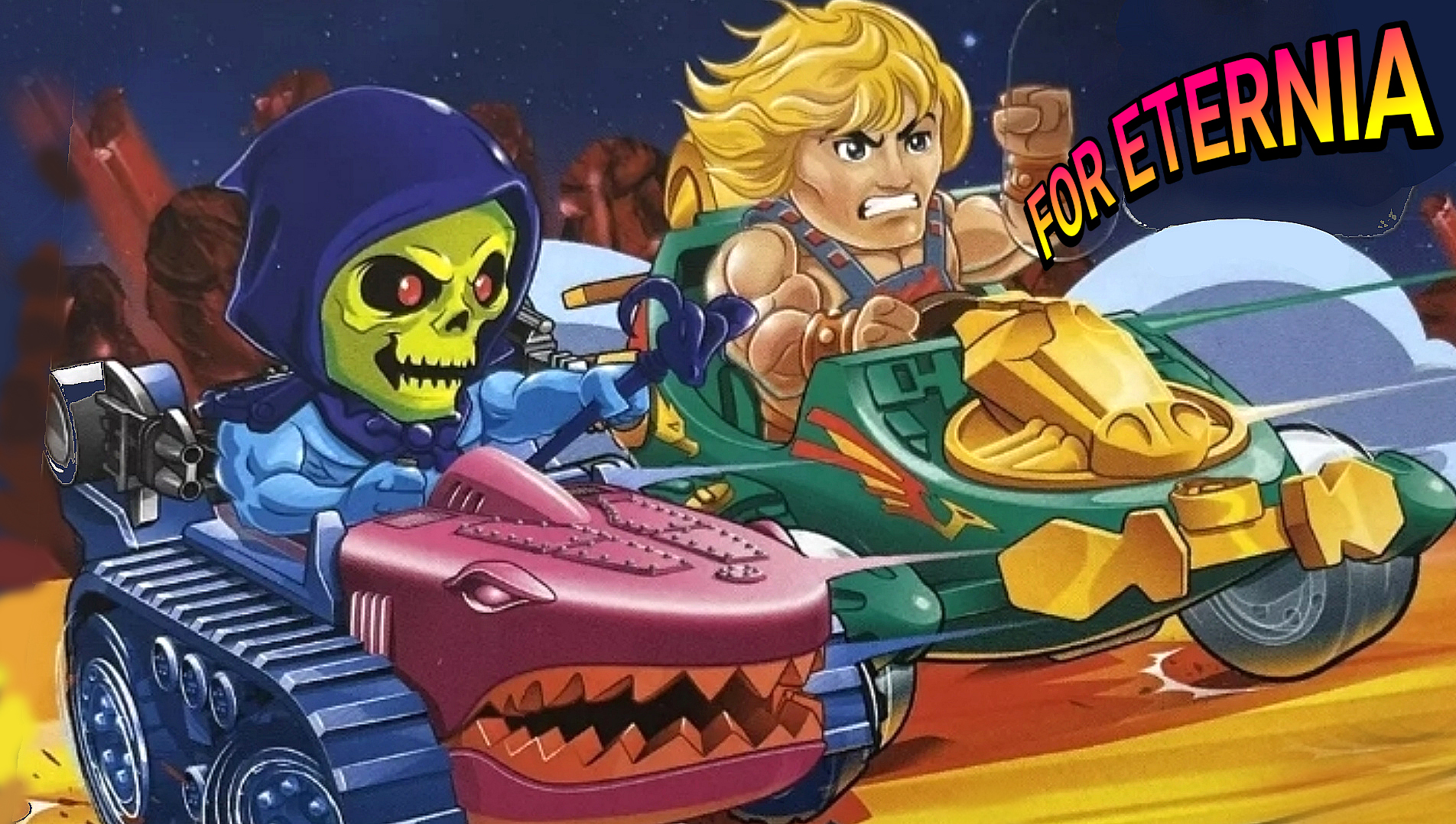Skeletor and He-Man join the HOT WHEELS RacerVerse