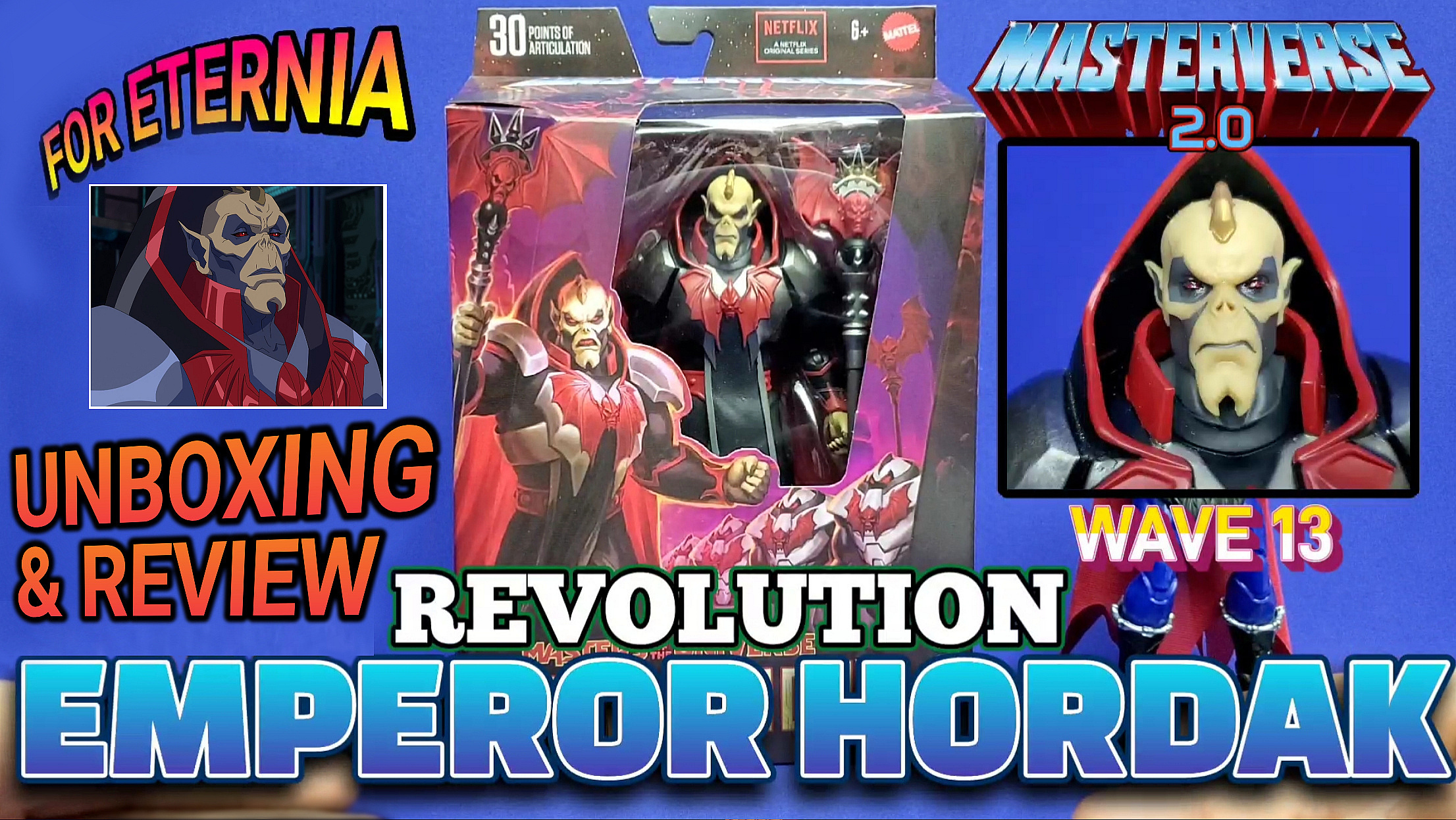 UNBOXING & REVIEW: Masterverse EMPEROR HORDAK Wave 13 ”Masters of the Universe: Revolution” Action Figure