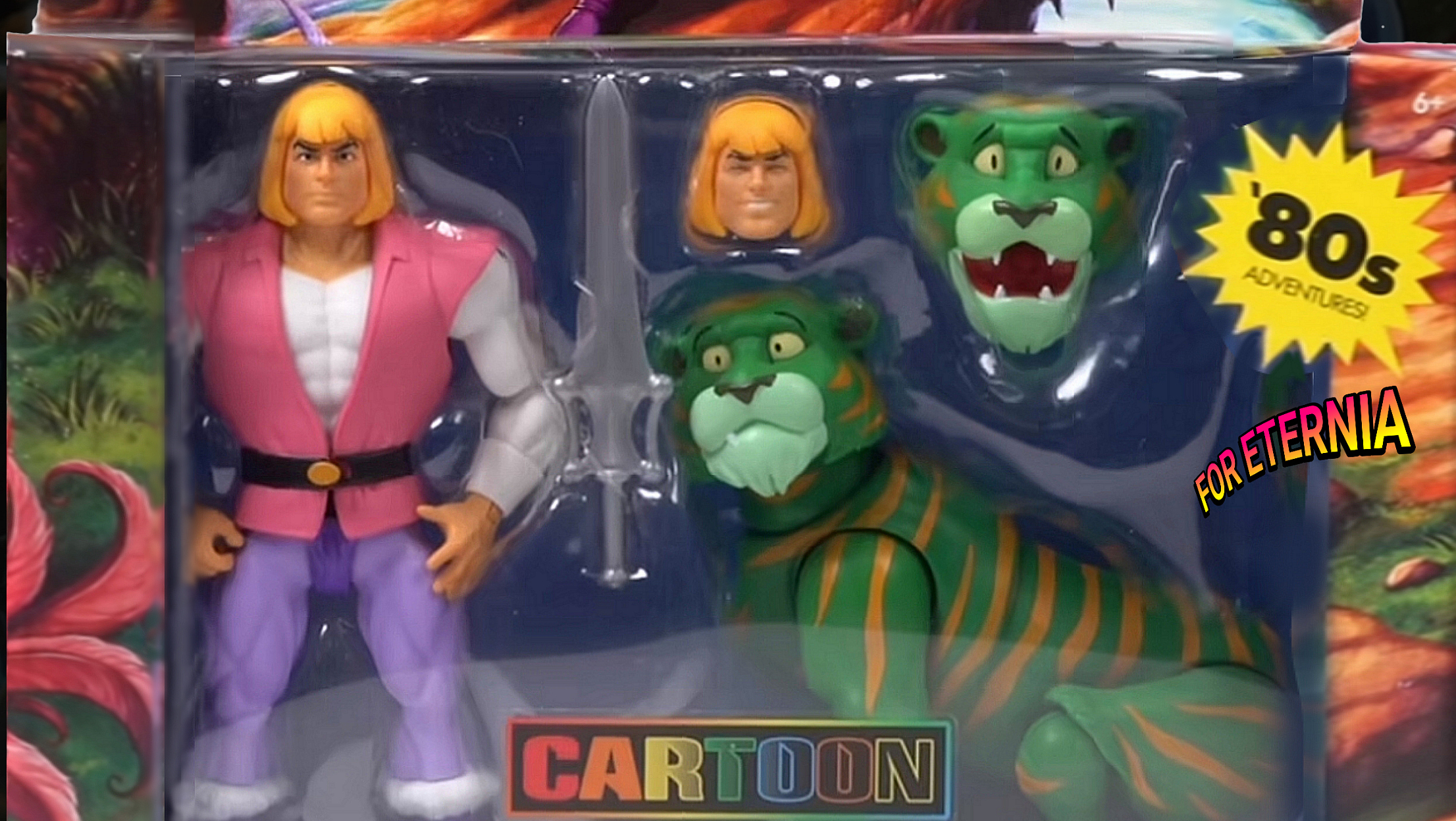 Full Packaging and Artwork reveal for the new Masters of the Universe: Origins ”Cartoon Collection” Prince Adam and Cringer 2-pack