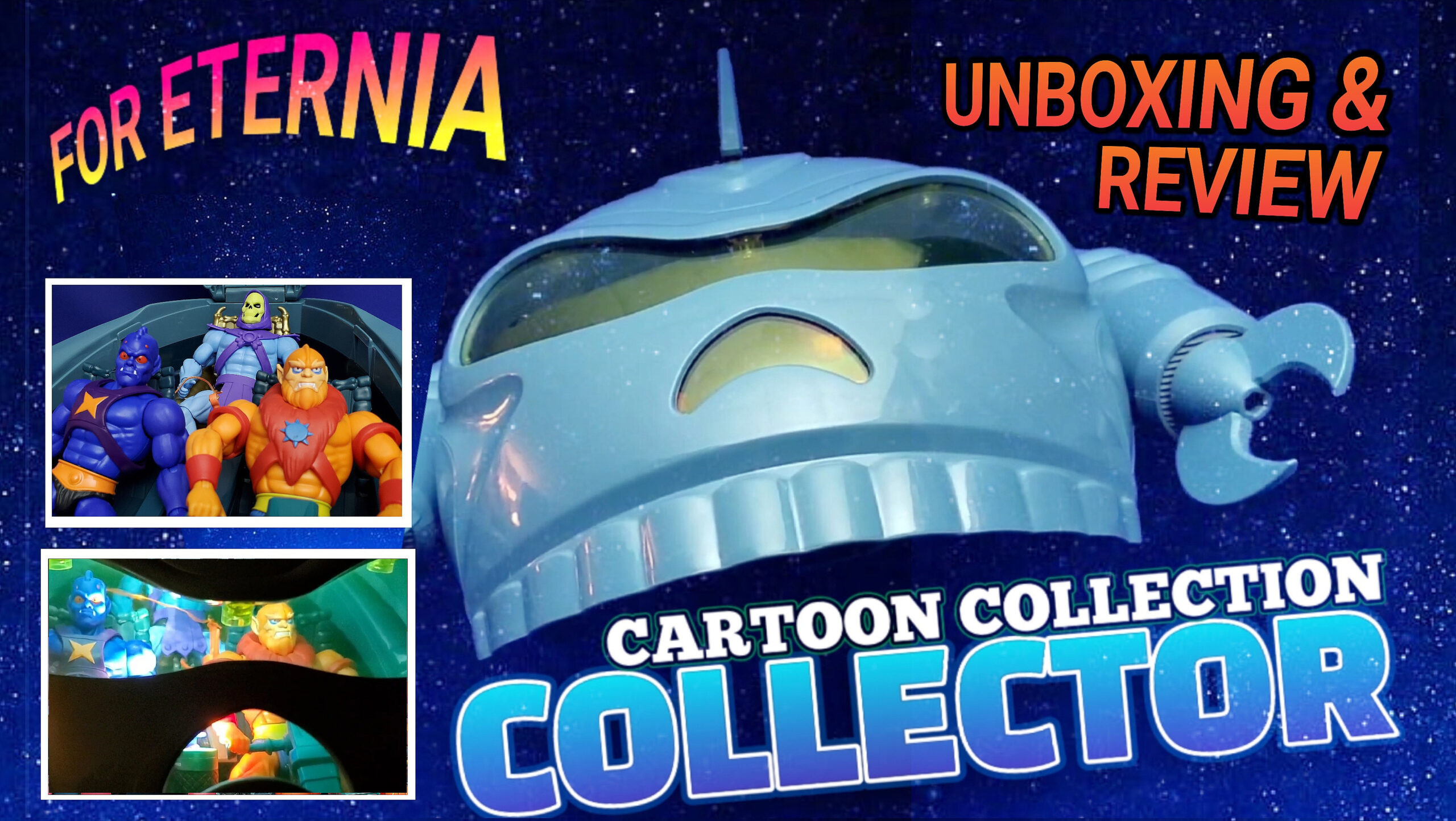 UNBOXING & REVIEW Origins ”Cartoon Collection” COLLECTOR Masters of the Universe Airship