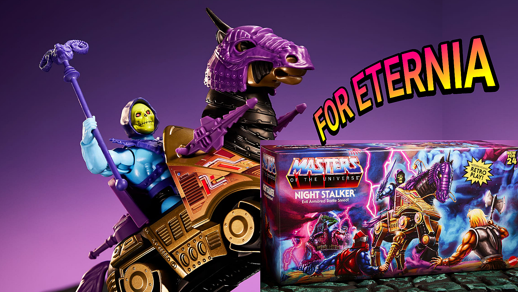 New Pictures & Details are revealed for the Masters of the Universe: Origins NIGHT STALKER Mattel Creations Exclusive steed