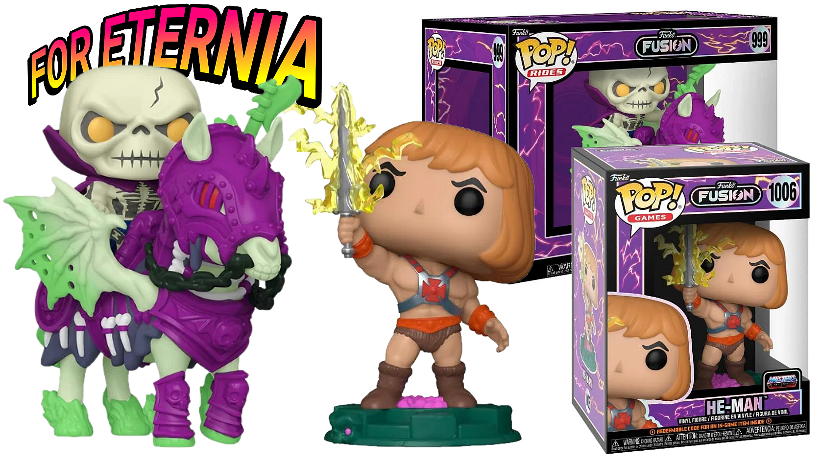 Funko Fusion ”Masters of the Universe” Pop! Collectibles Now Available for Pre-Order