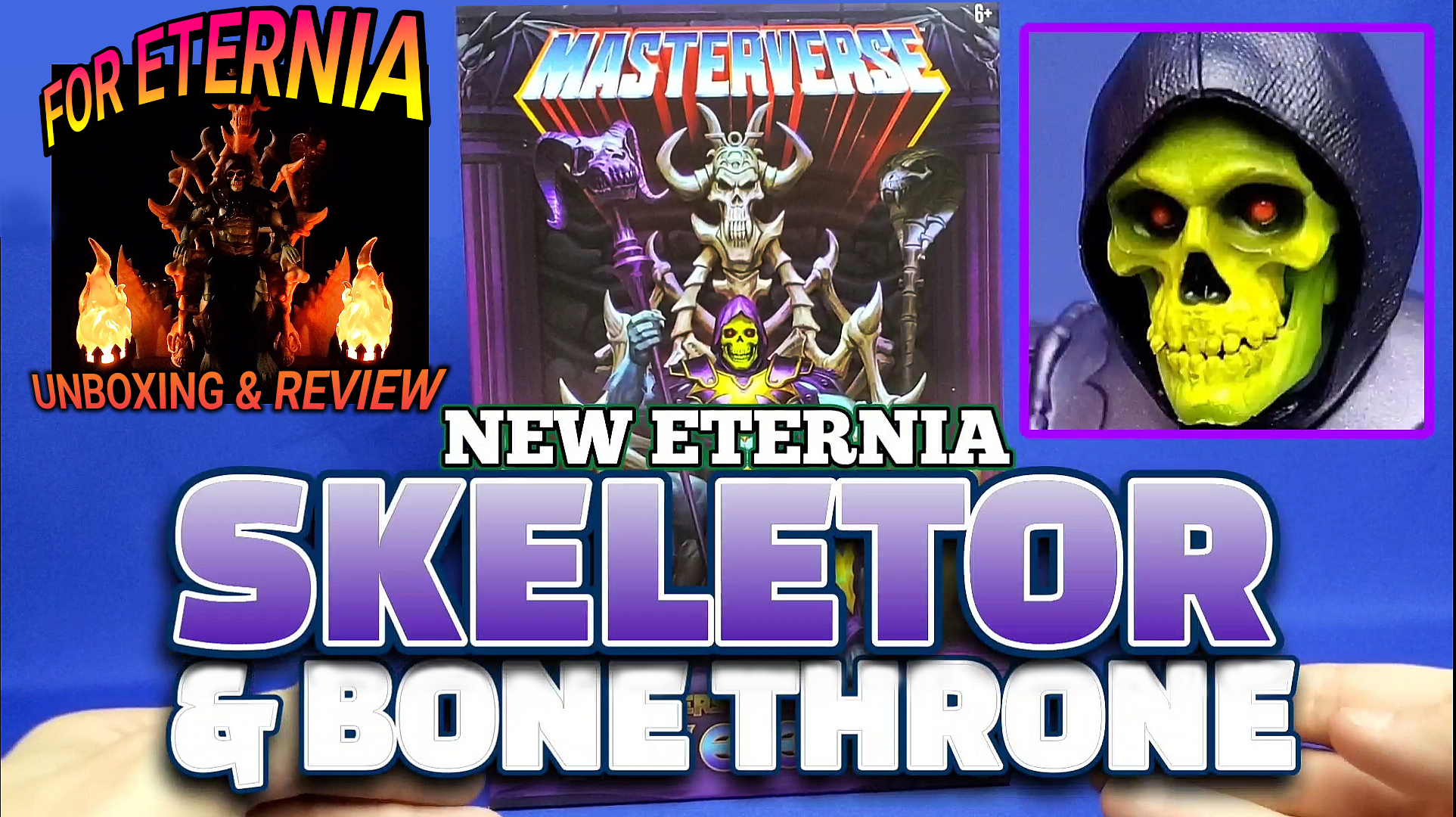 UNBOXING & REVIEW Masterverse ”New Eternia” SKELETOR and BONE THRONE Masters of the Universe Set